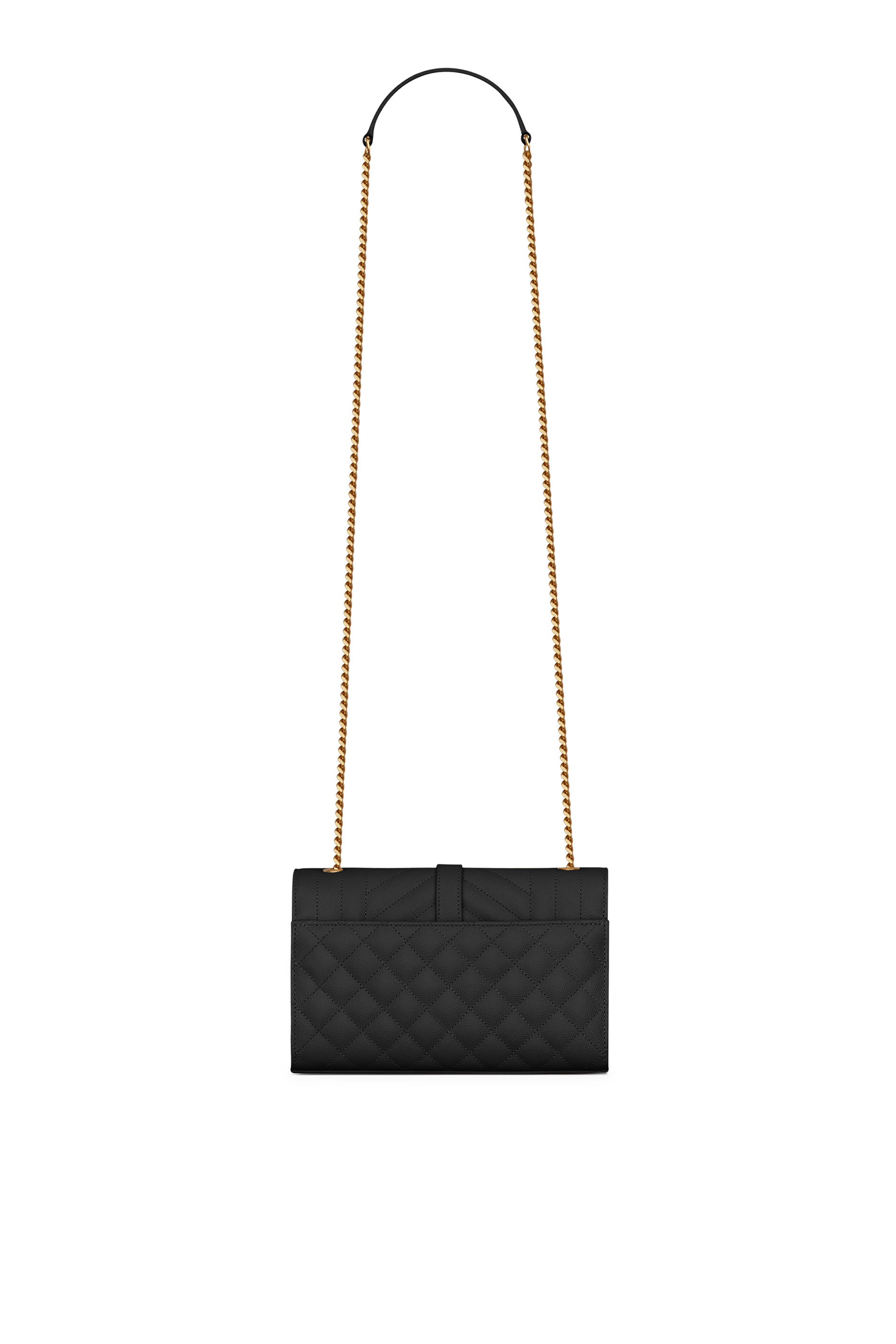 Envelope Small Bag in Quilted Grain De Poudre Embossed Leather