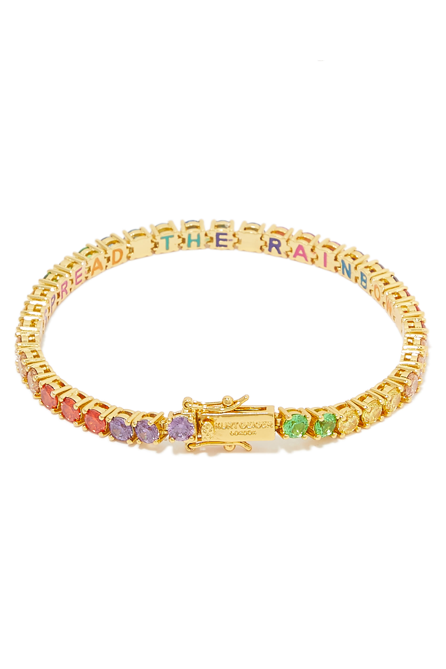 Rainbow Tennis Bracelet