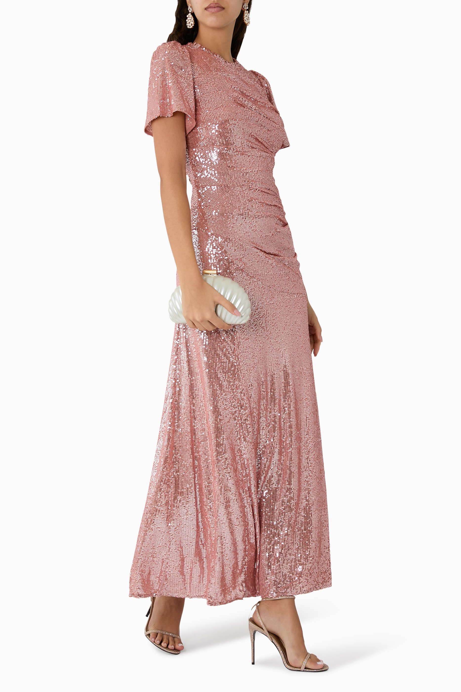 Valentina Round Neck Gown