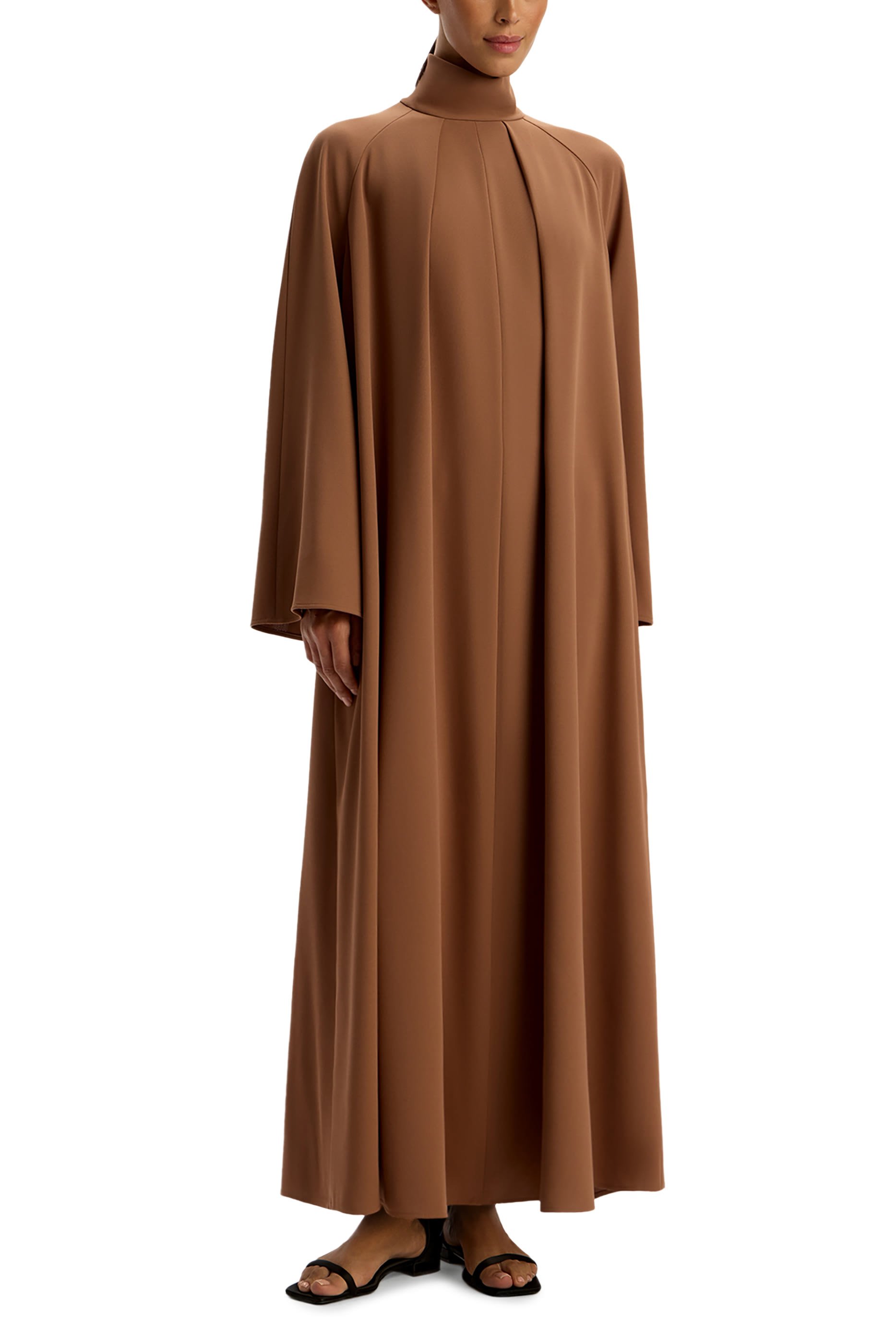 High-Neck Maxi Dress