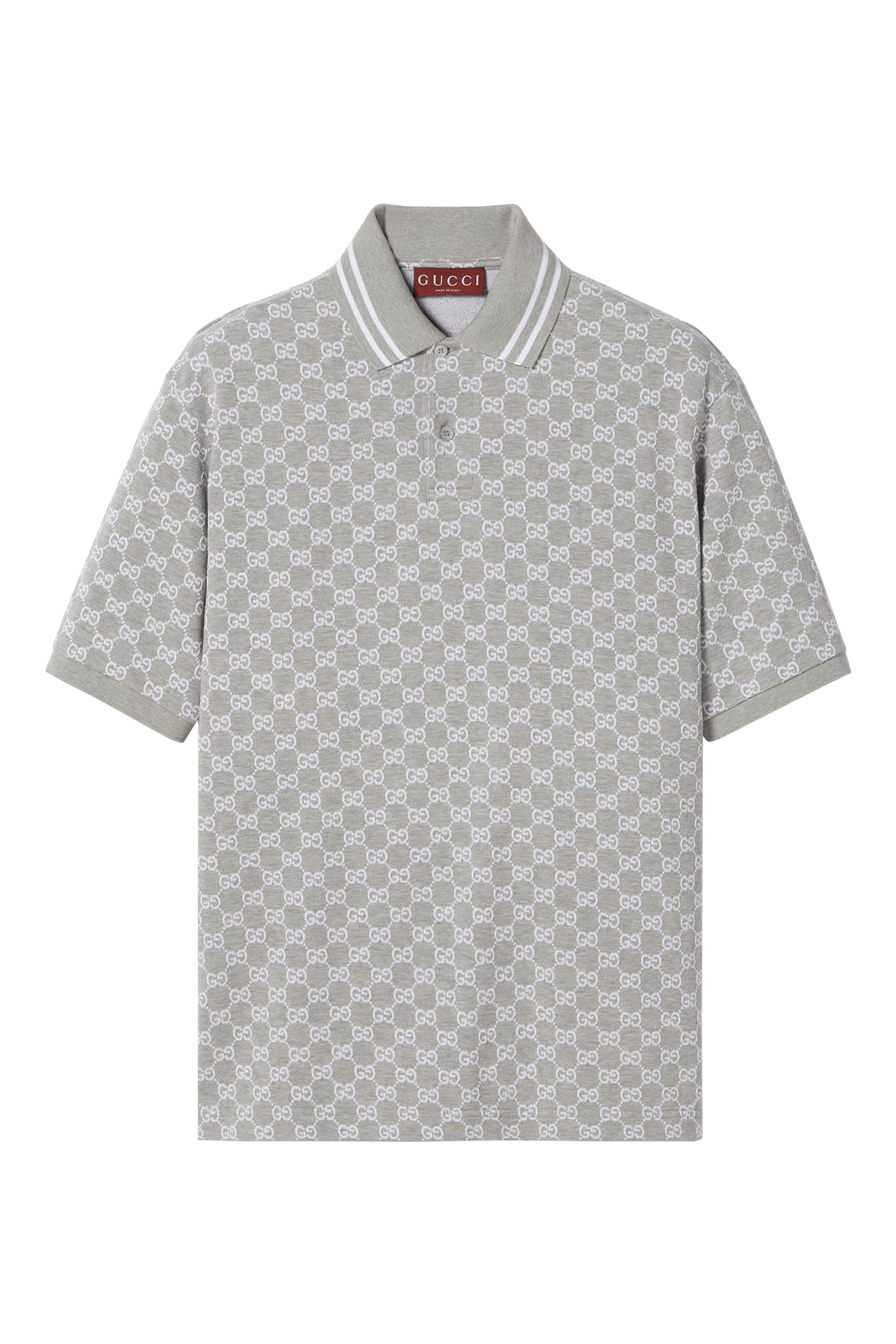 GG Cotton Lamé Jacquard Polo Shirt