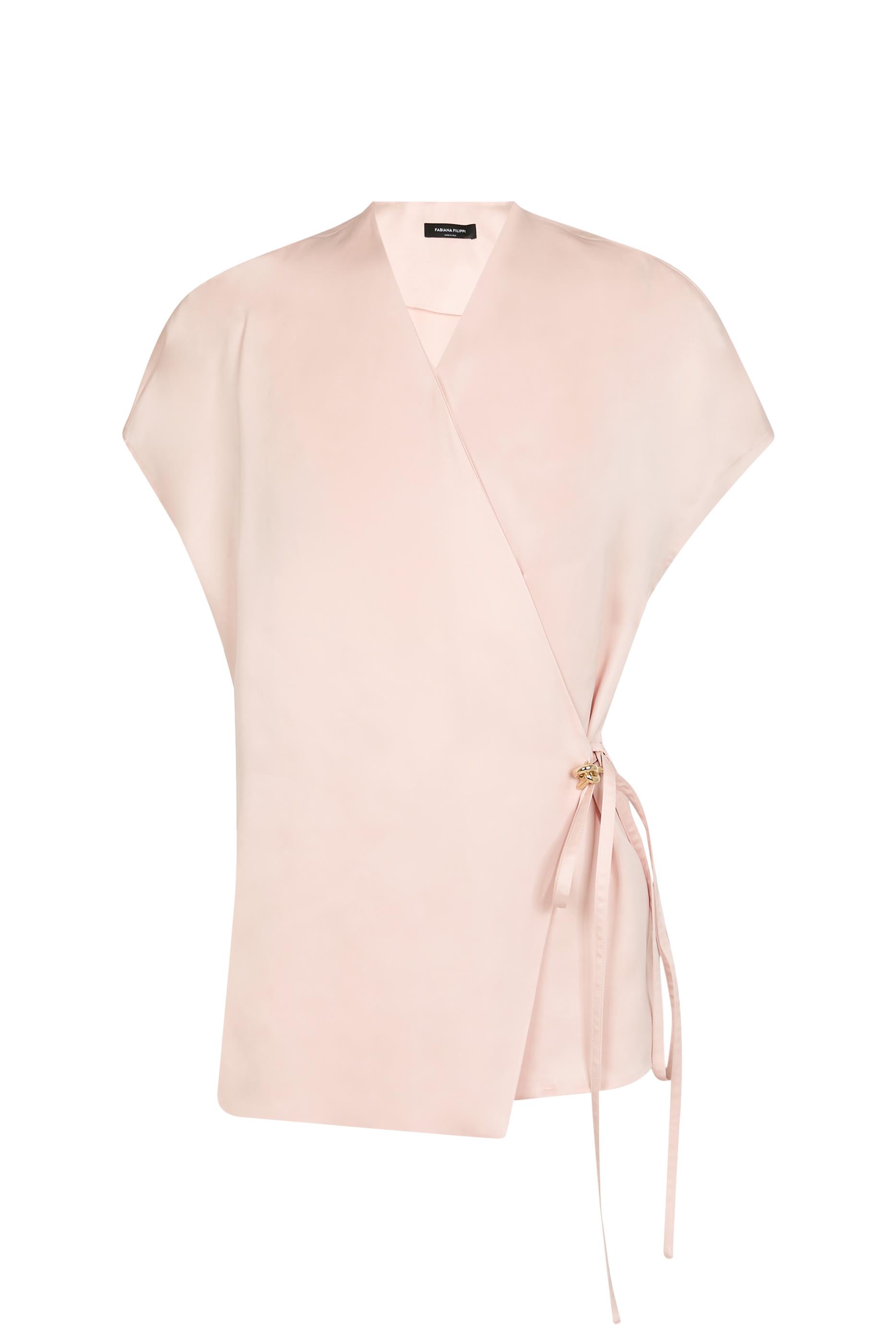  Wrap Over Belted Top 