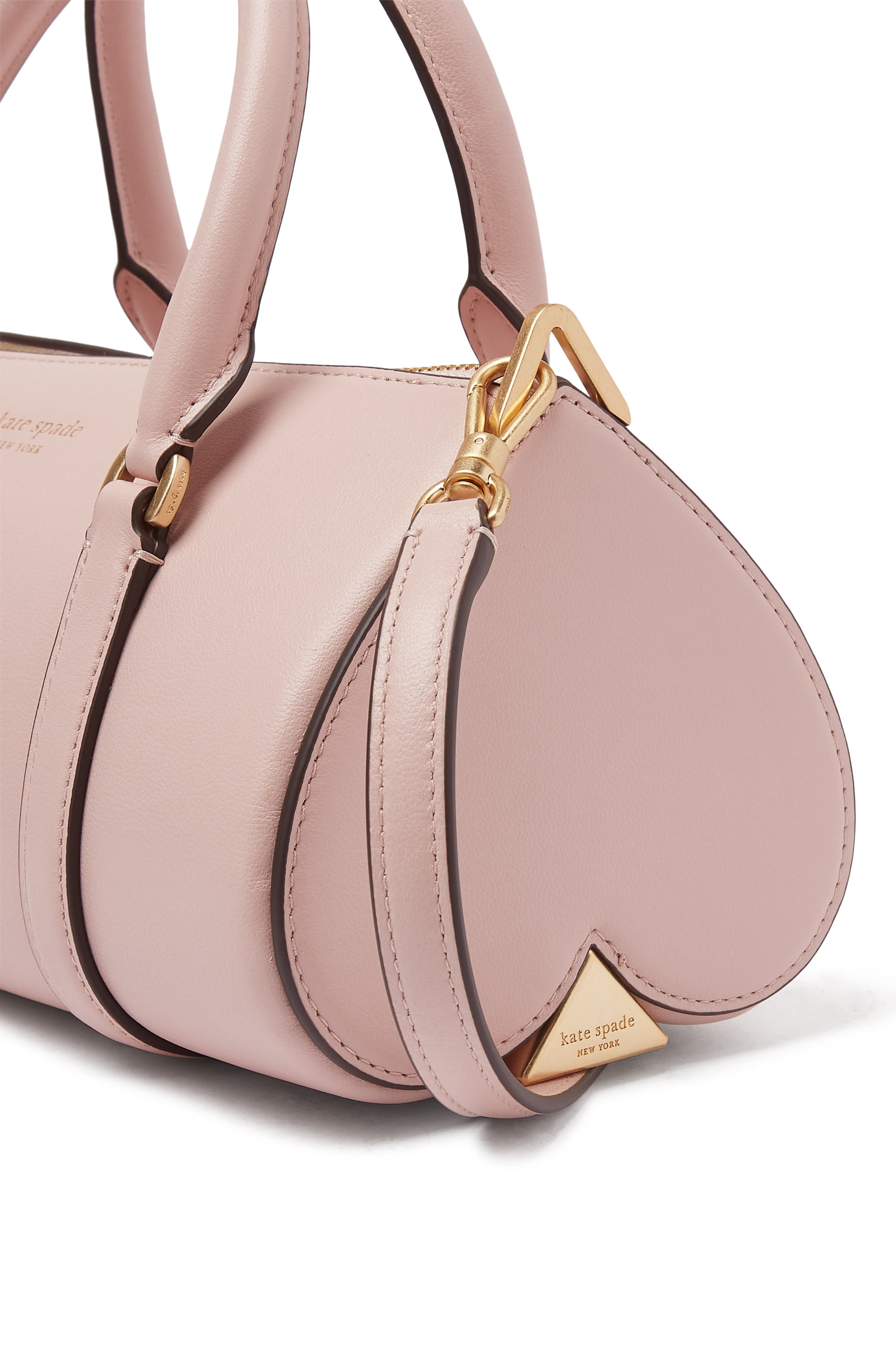 Leather Duffle Crossbody Bag