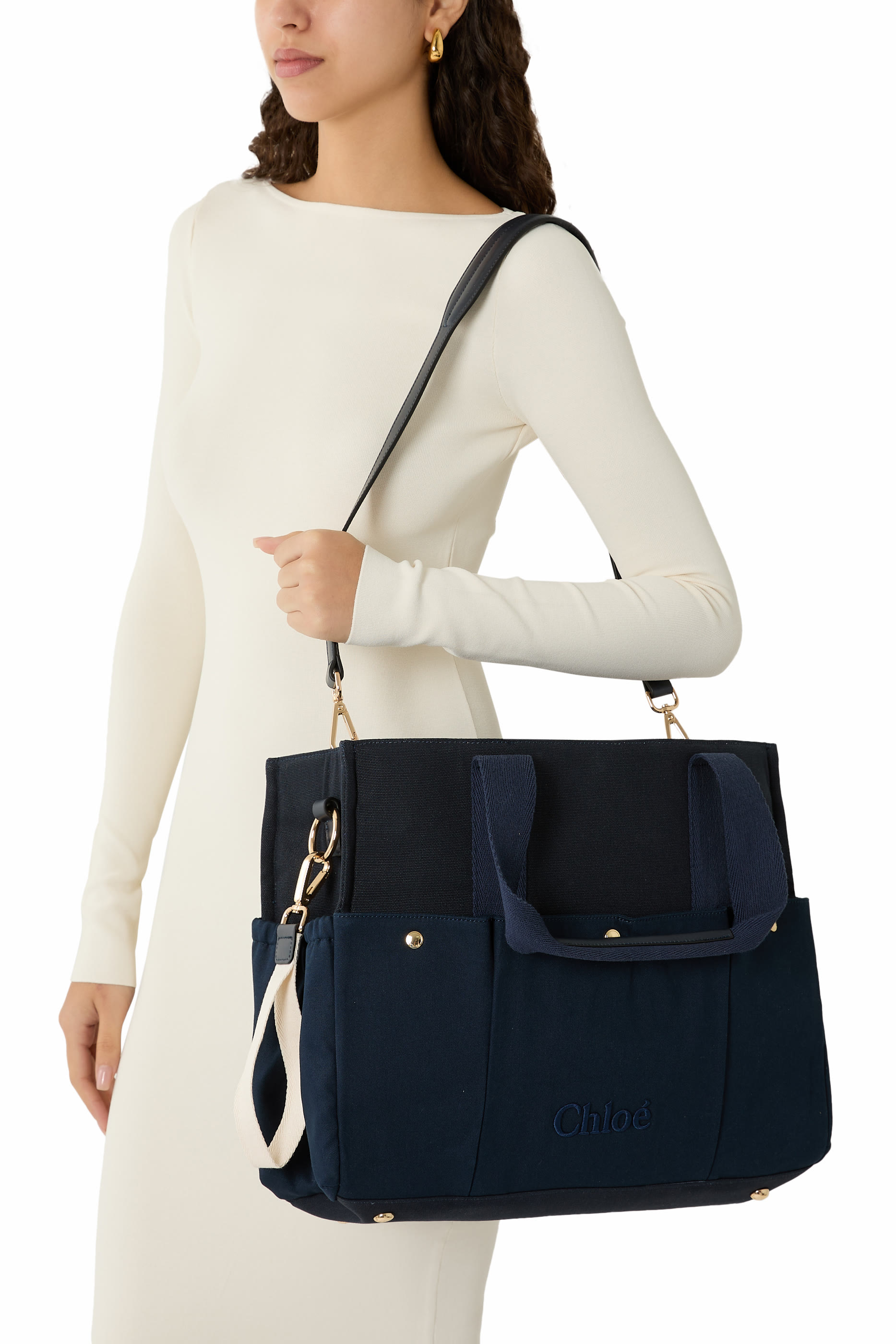 Kids Logo-Embroidered Changing Bag