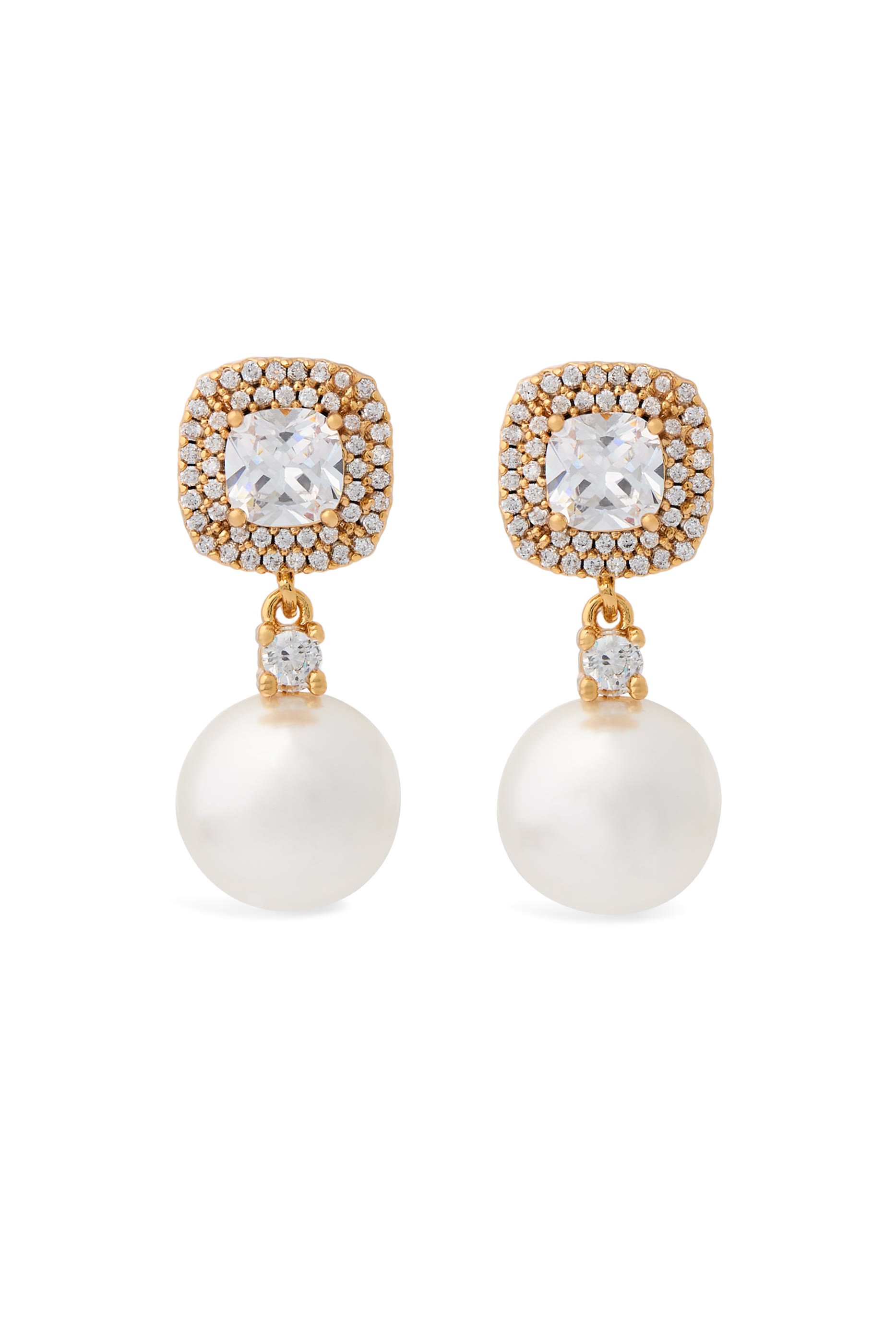 Crystal Pearl Earrings
