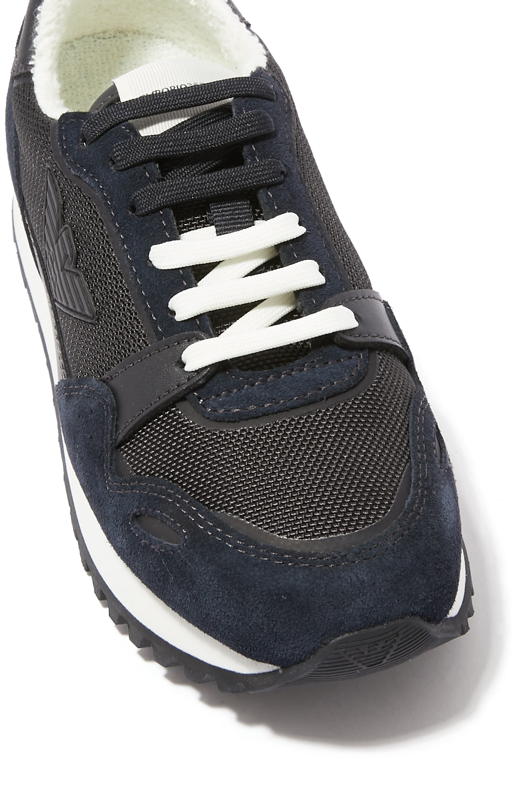 Kids Suede Leather Sneakers