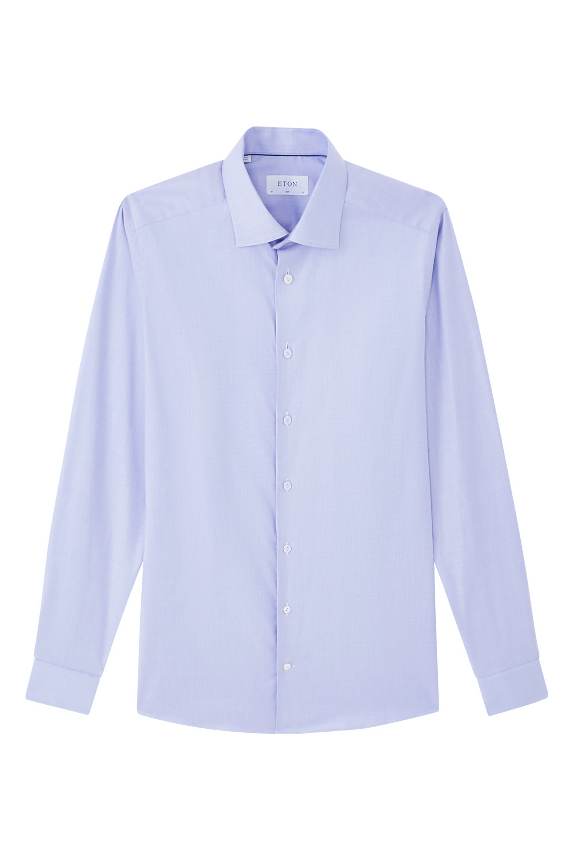 M&eacute;lange Solid Cotton TENCEL&trade; Lyocell Shirt