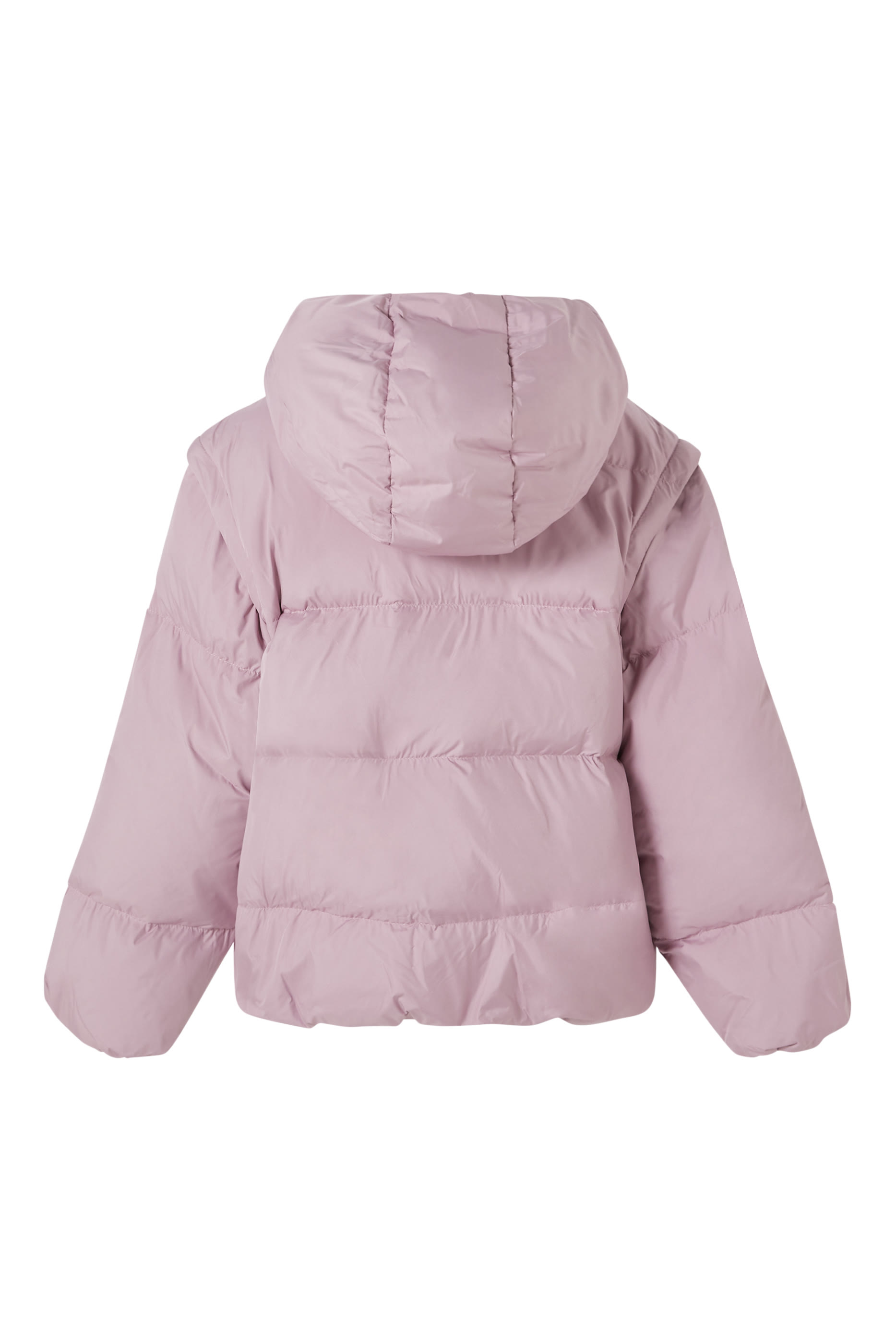 Kids EA Logo Patch Hooded Down Coat