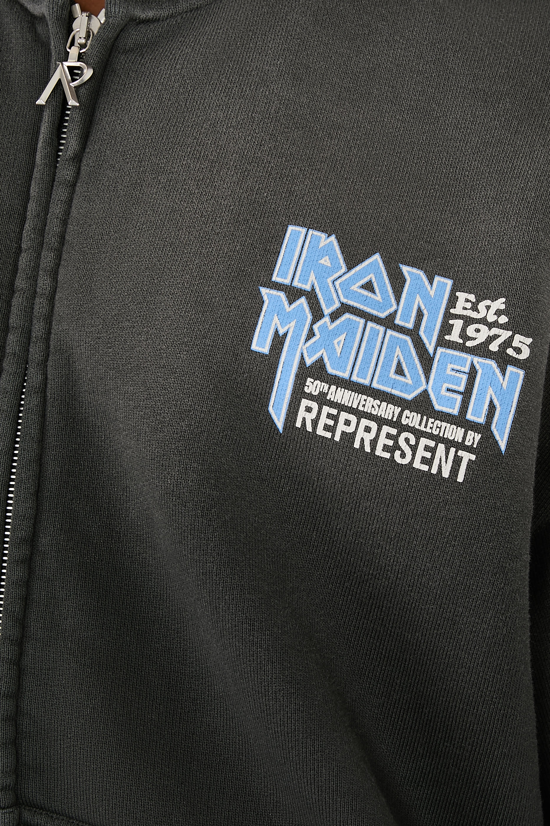  X Iron Maiden Anniversary Zip Through Hoodie
