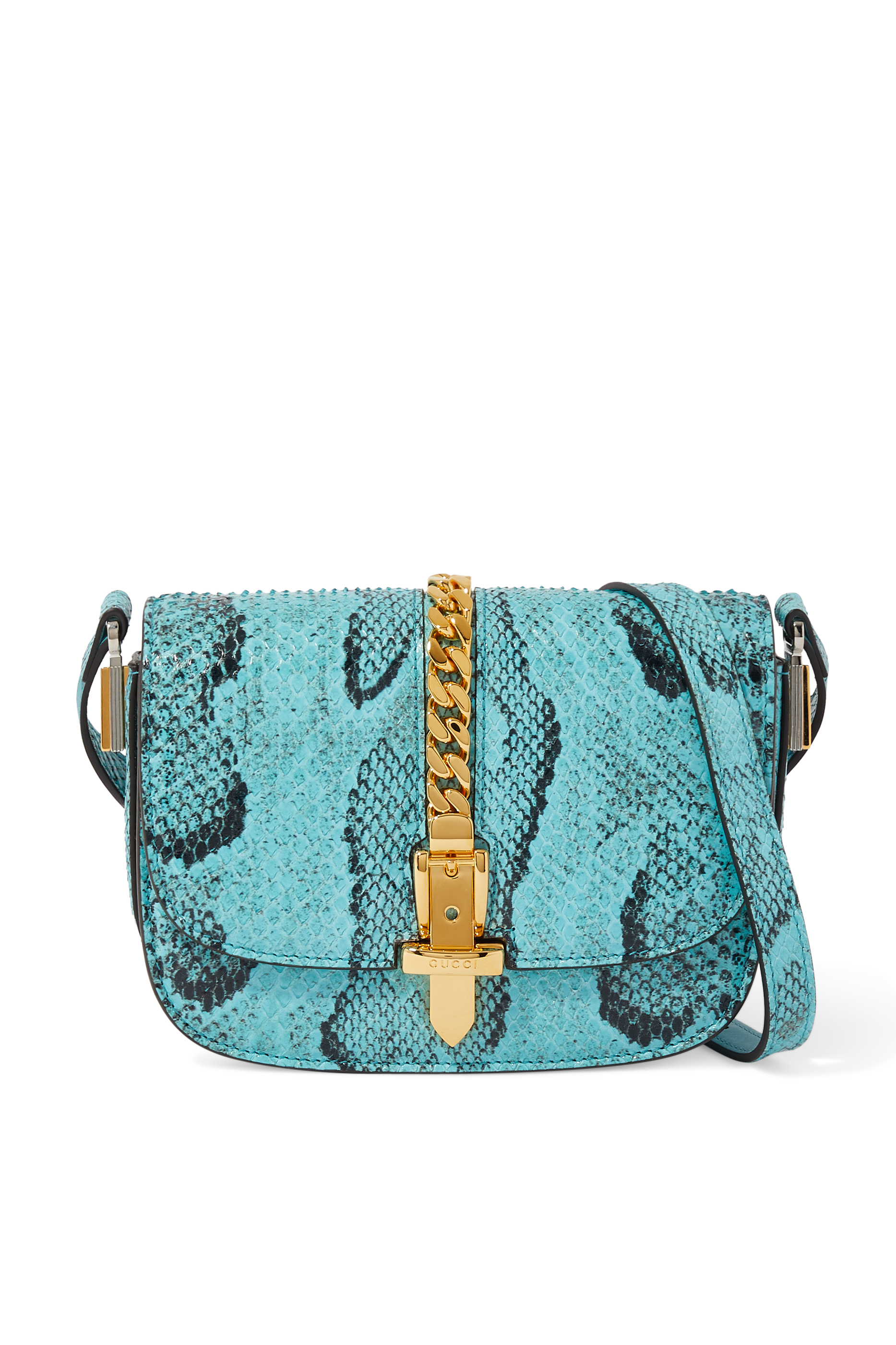 Sylvie 1969 Python Mini Shoulder Bag