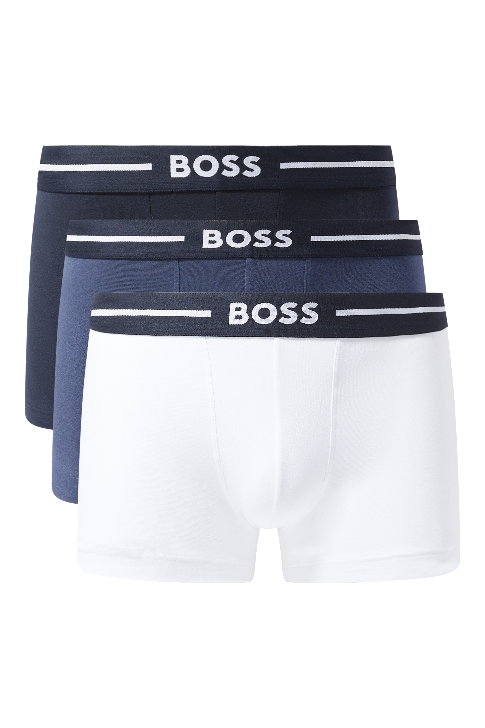 Logo Waistband Boxer Briefs, Pack Of 3