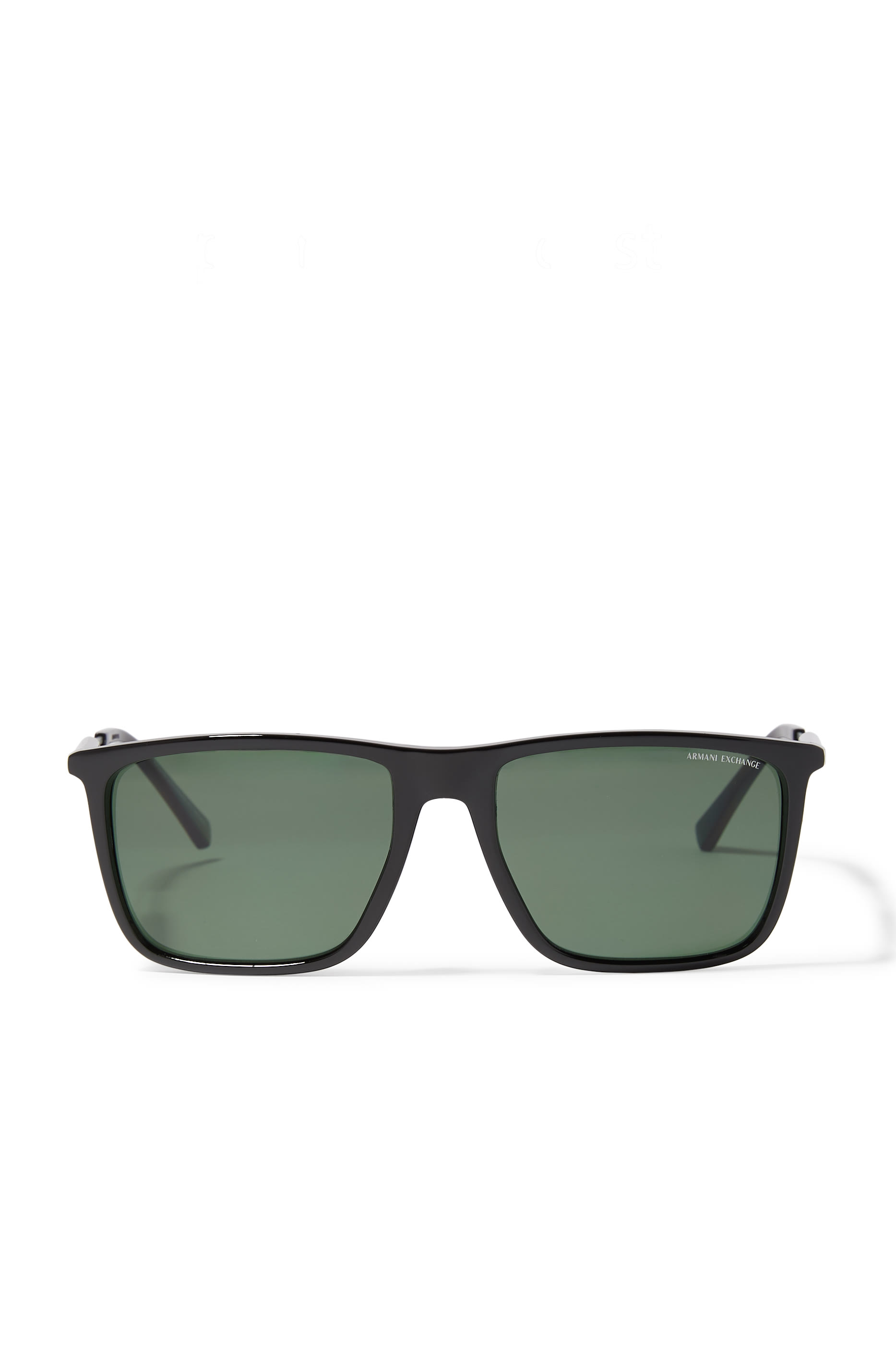 Bolt Detail Square Sunglasses