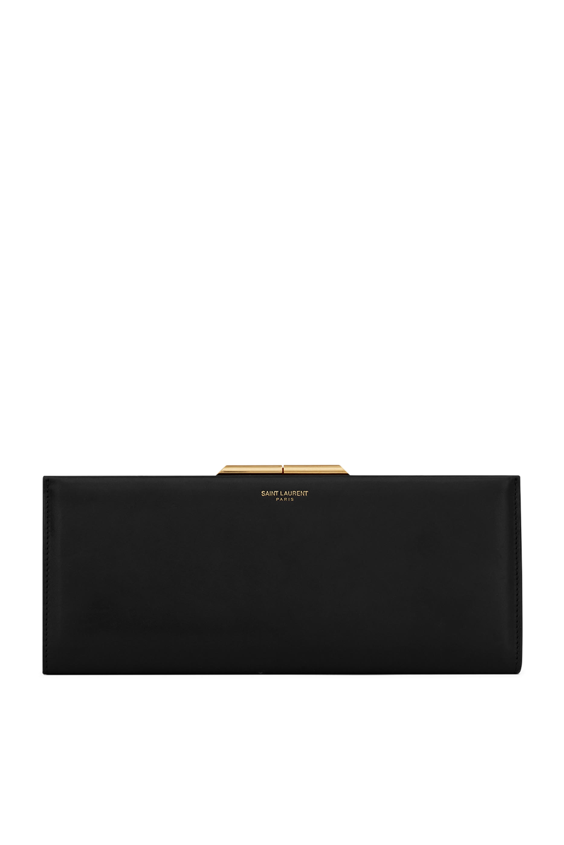 Midnight Small Clutch in Smooth Leather