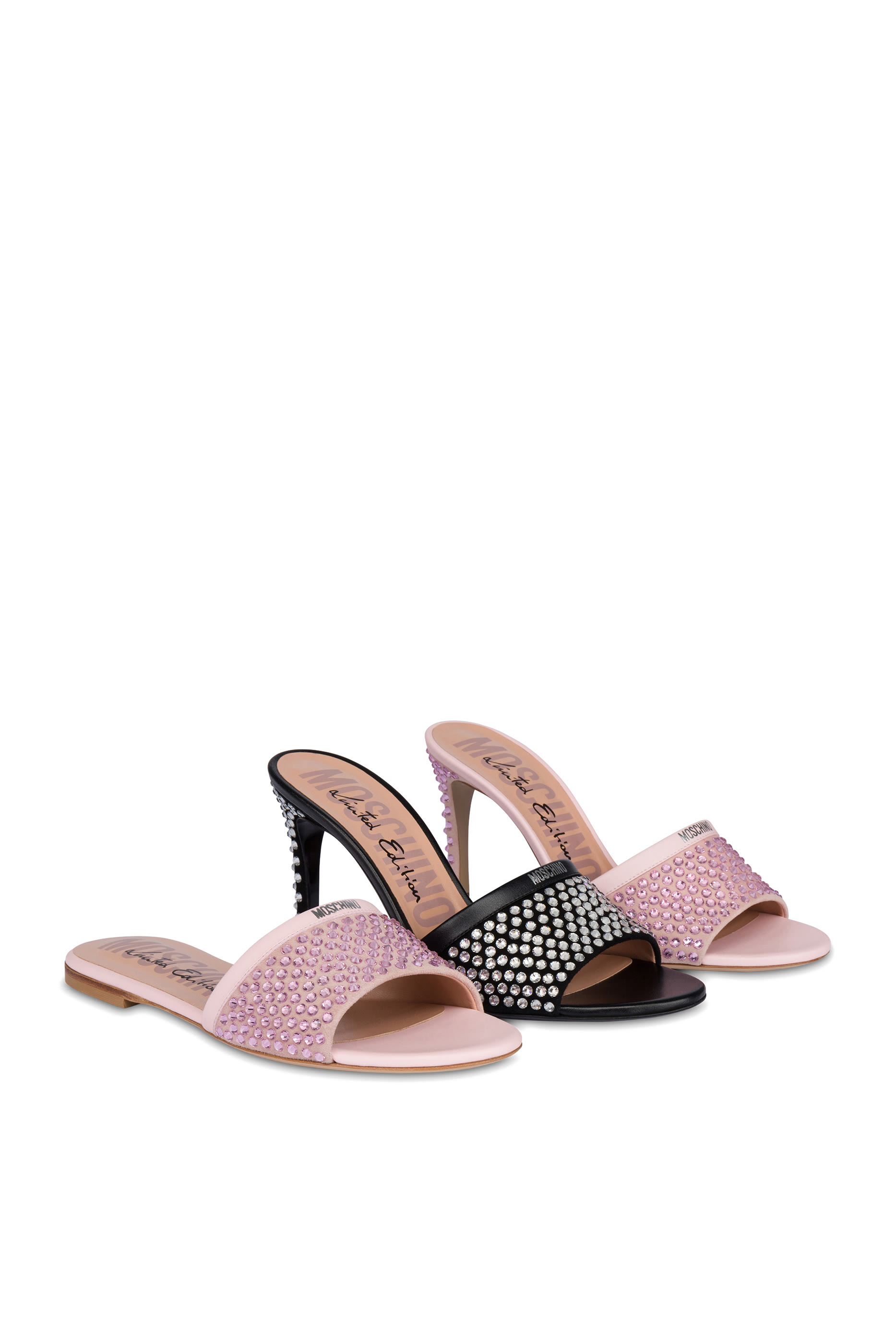 Limited Edition 85 Crystal Embellished Mules