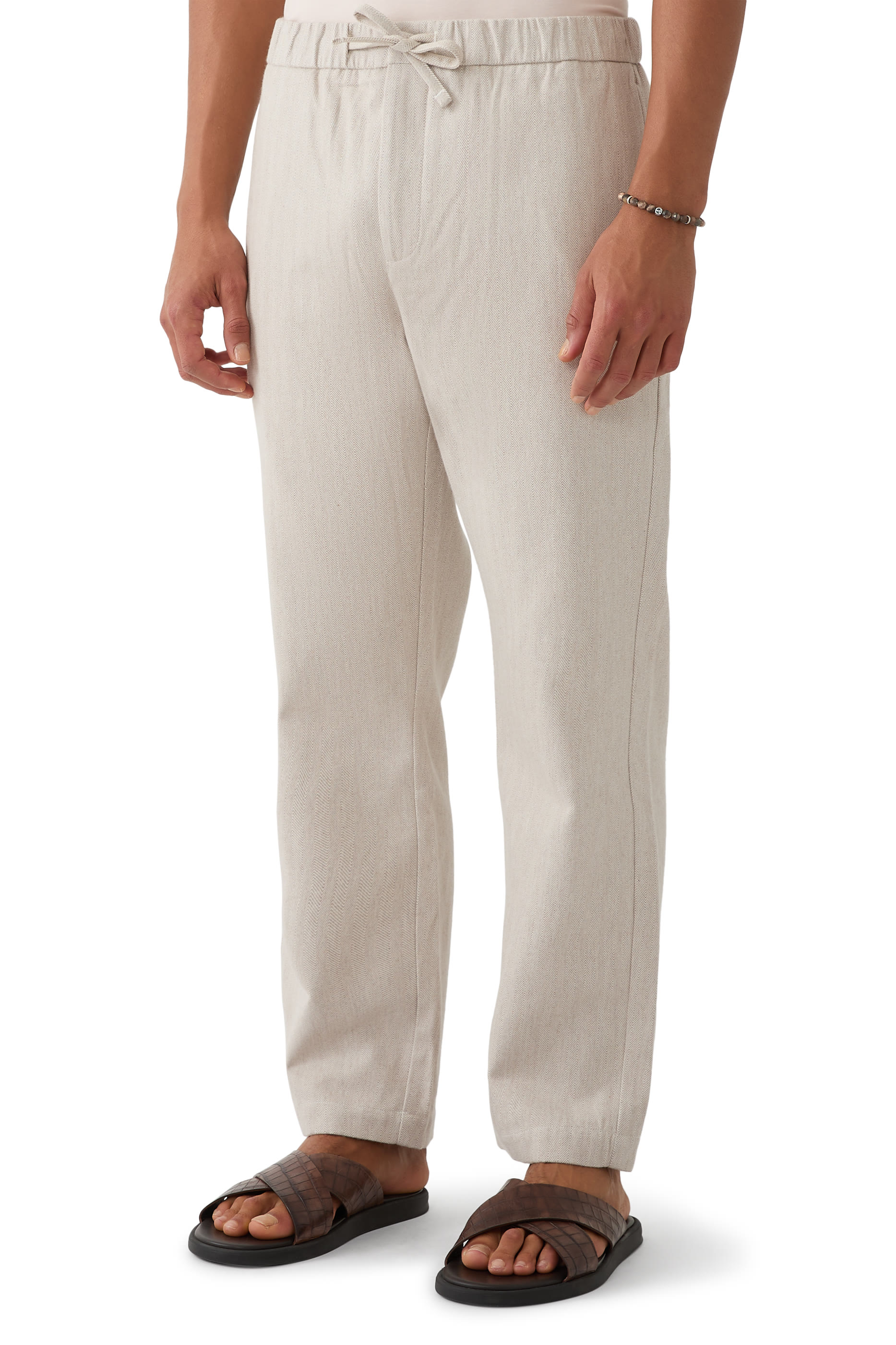 Oscar Cotton-Cashmere Trousers