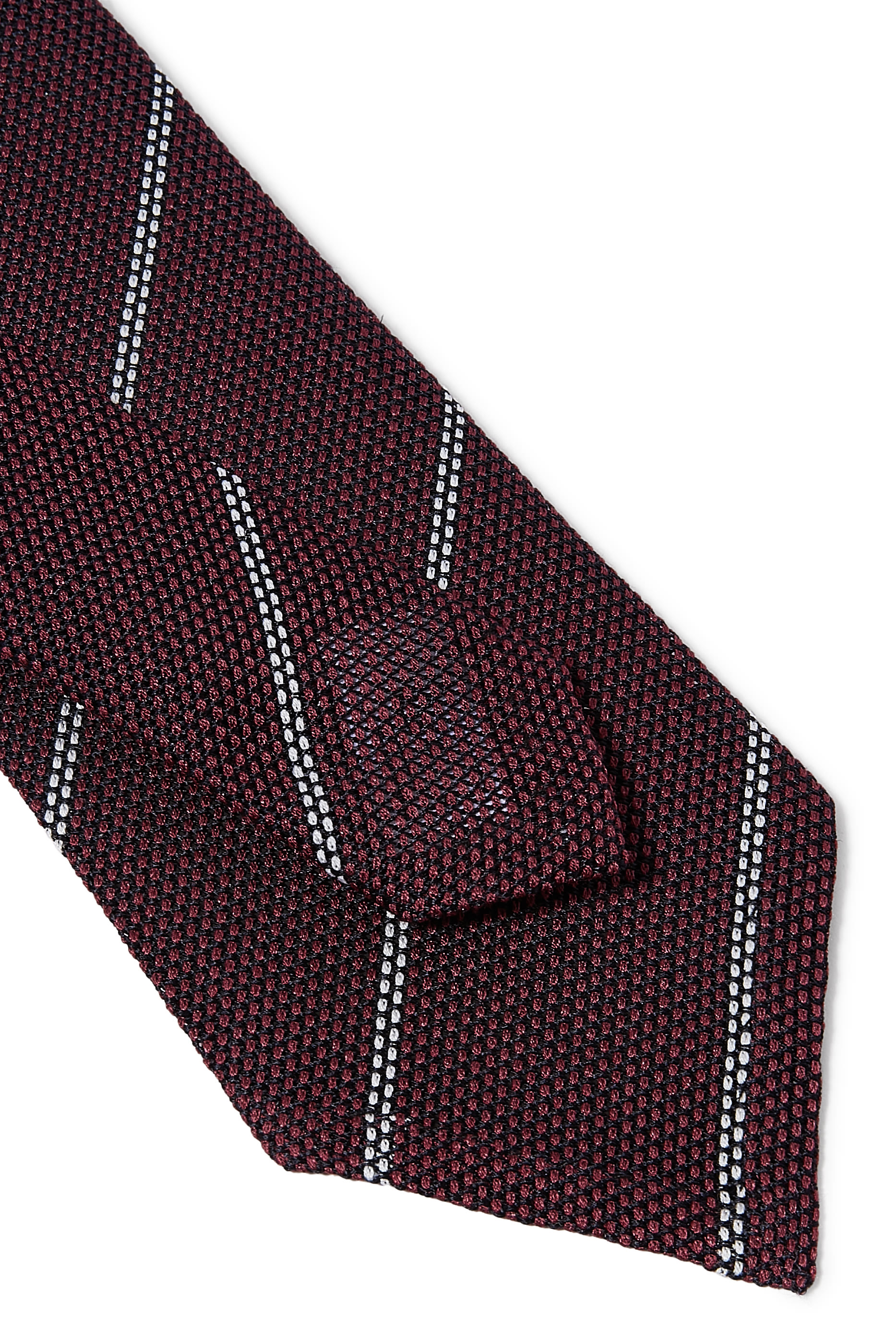 Striped Grenadine Silk Tie