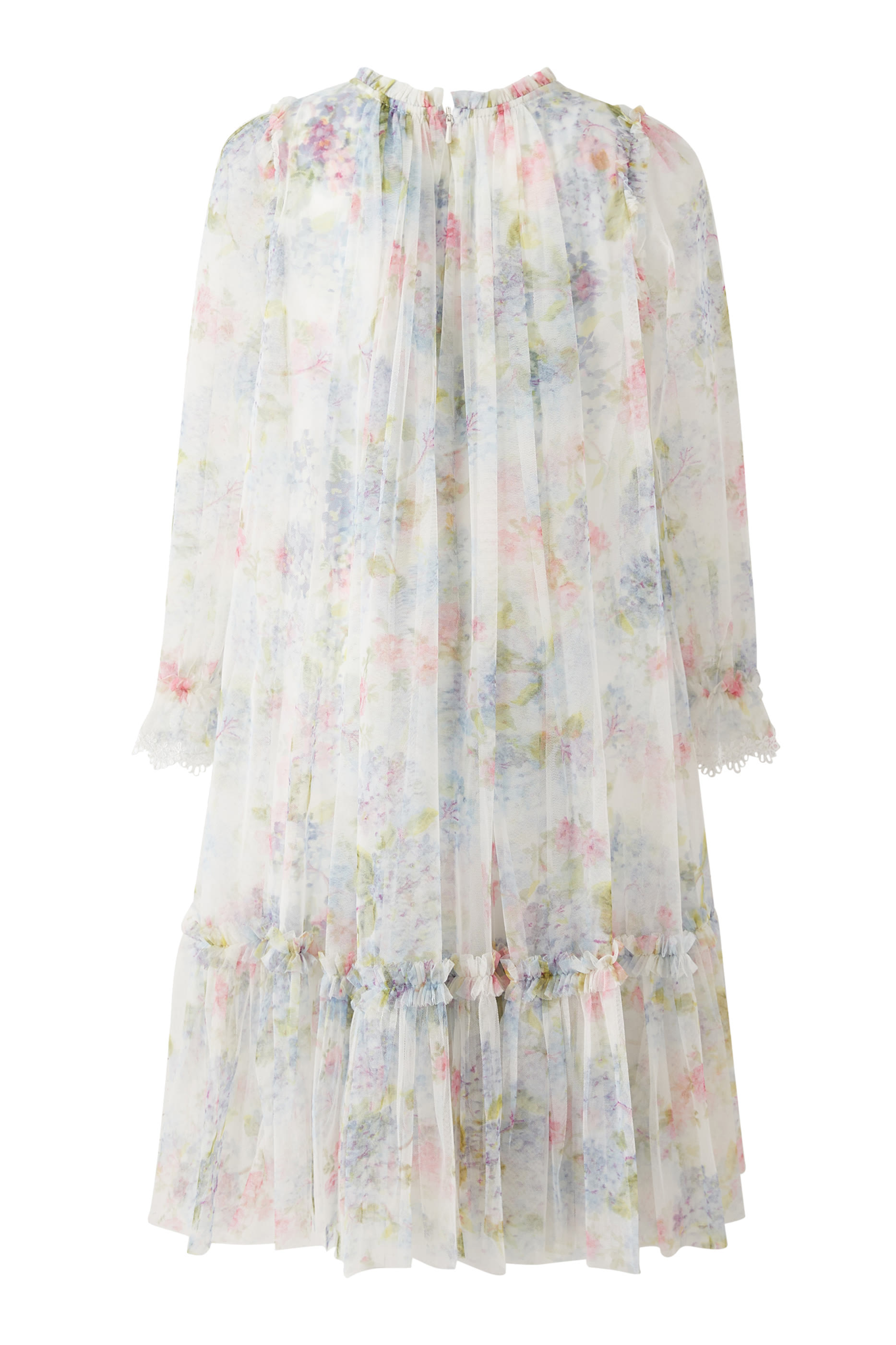 Kids  Hydrangea Long Sleeve Dress