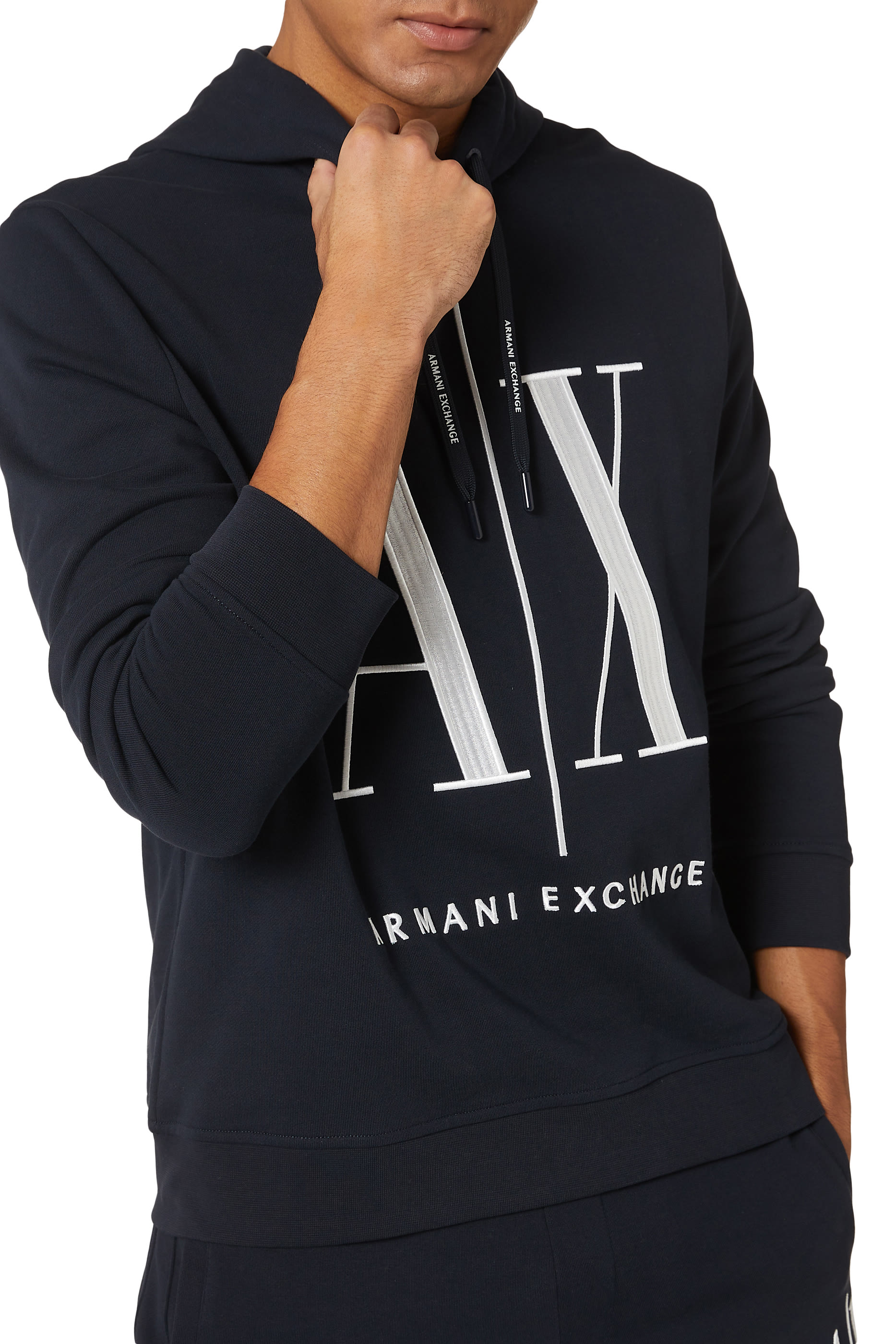 Large Icon Cotton Hoodie