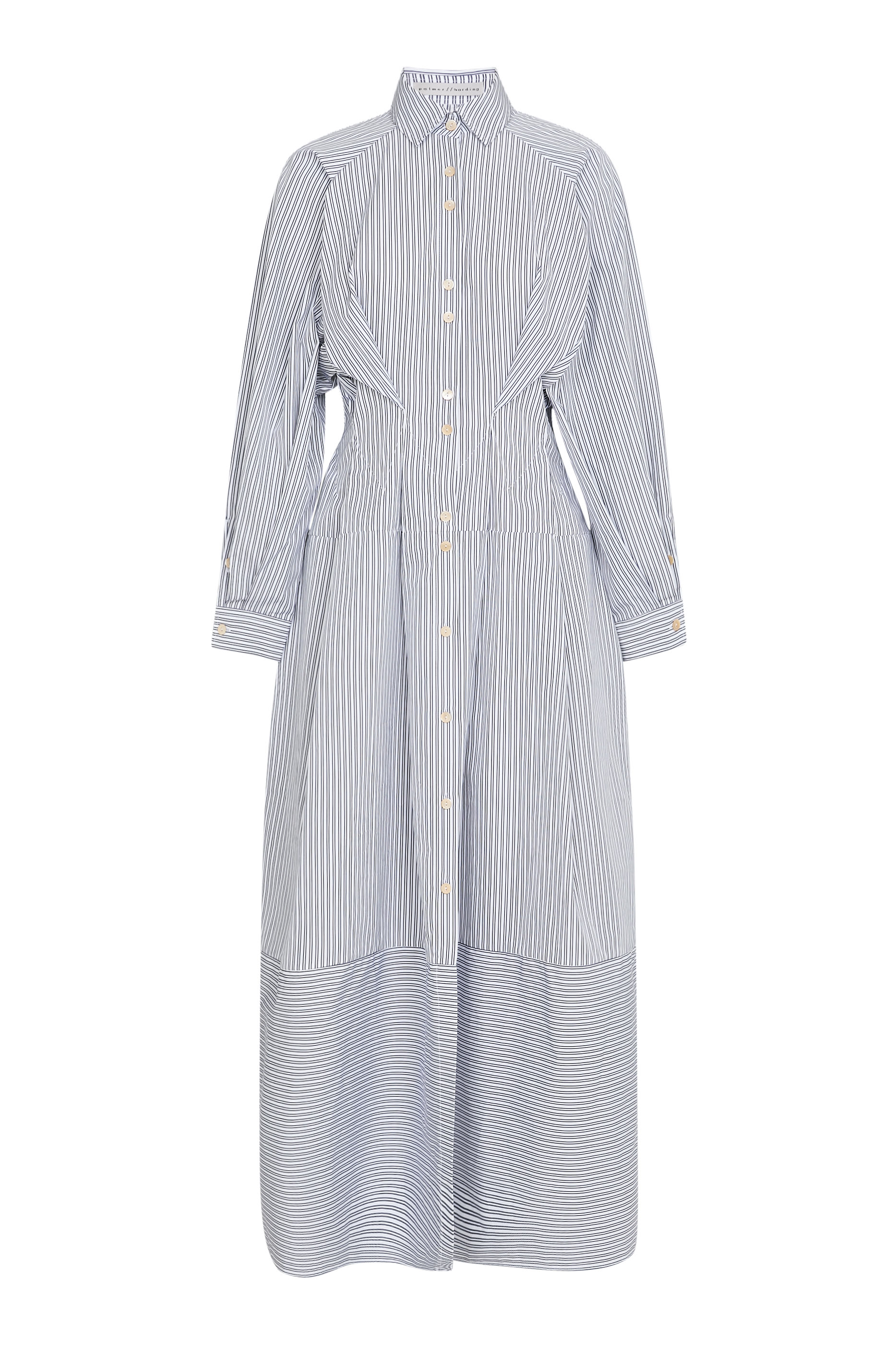 Vessel Striped Midi Dress