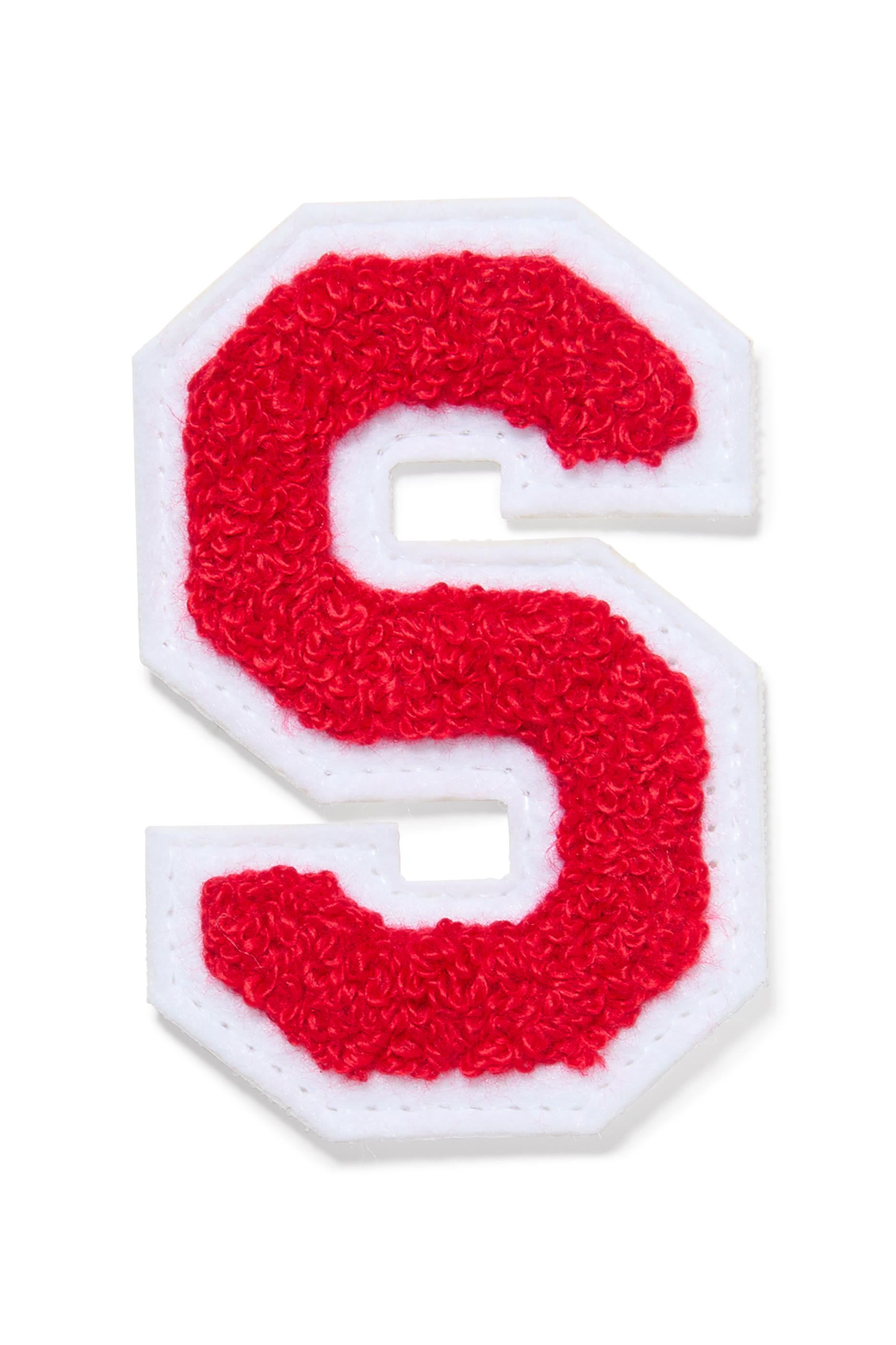 Kids 3" Chenille Varsity Letter S Patch