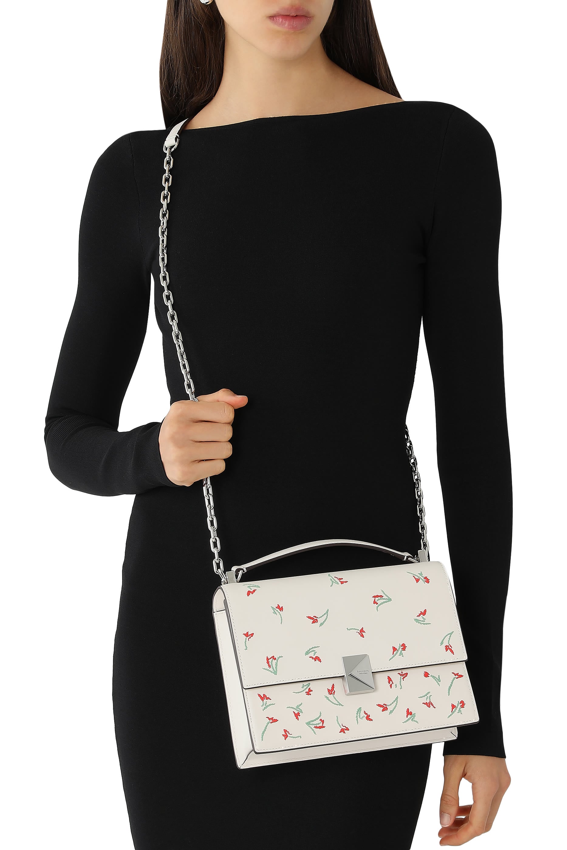 Deco Vibrant Buds Chain Shoulder Bag