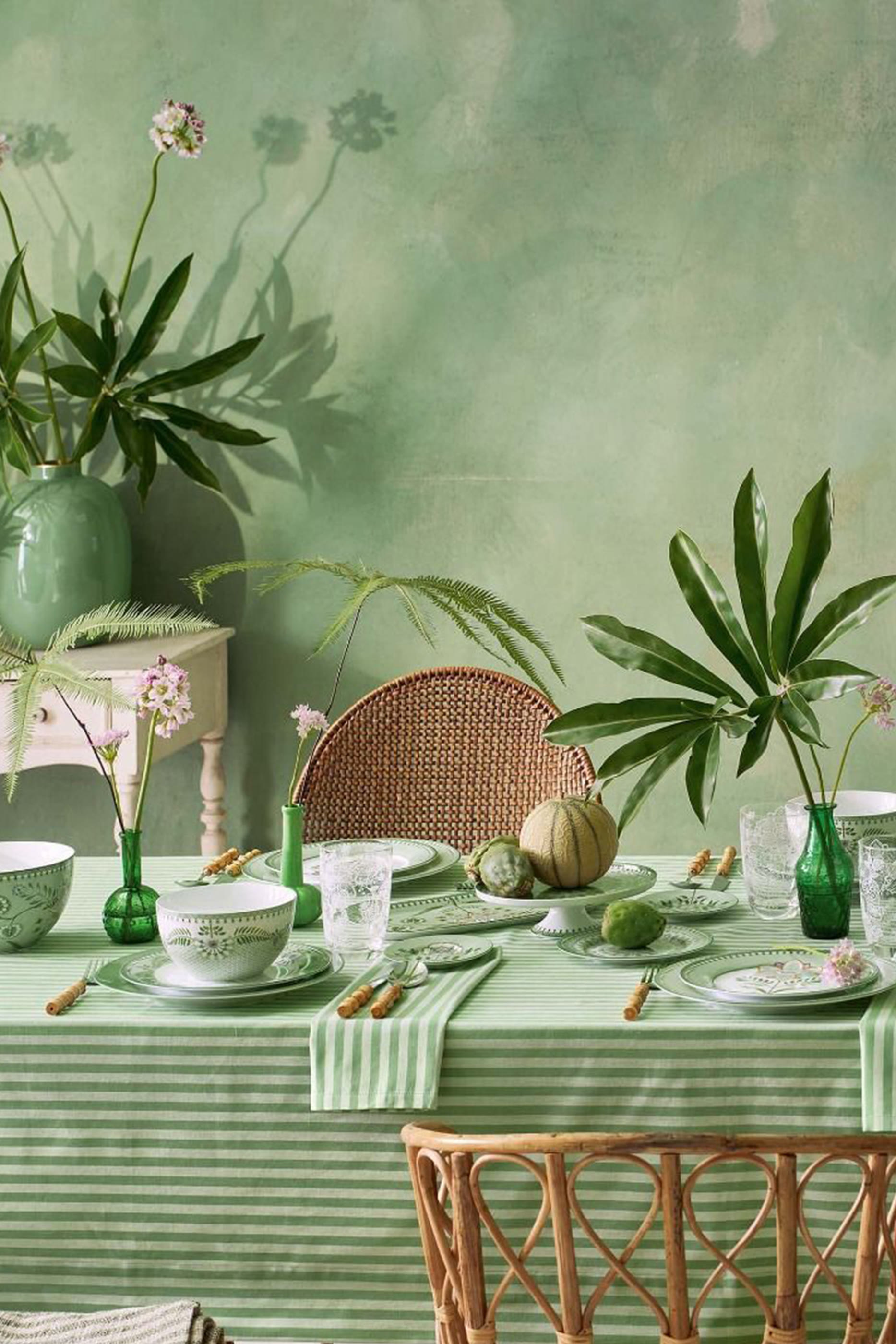 Lily & Lotus Tiles Coffee Cup and Saucer