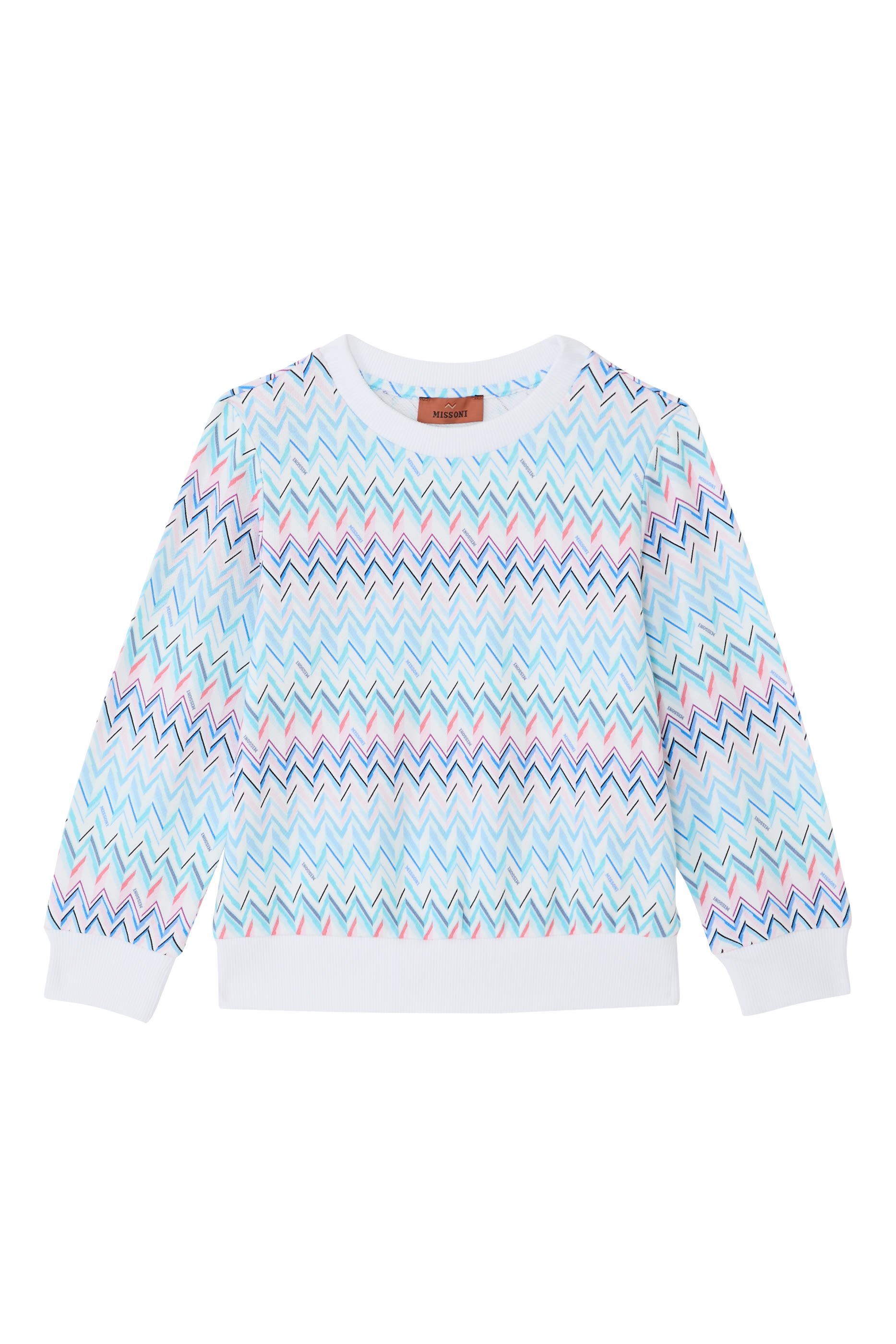 Kids Zigzag Print Sweatshirt