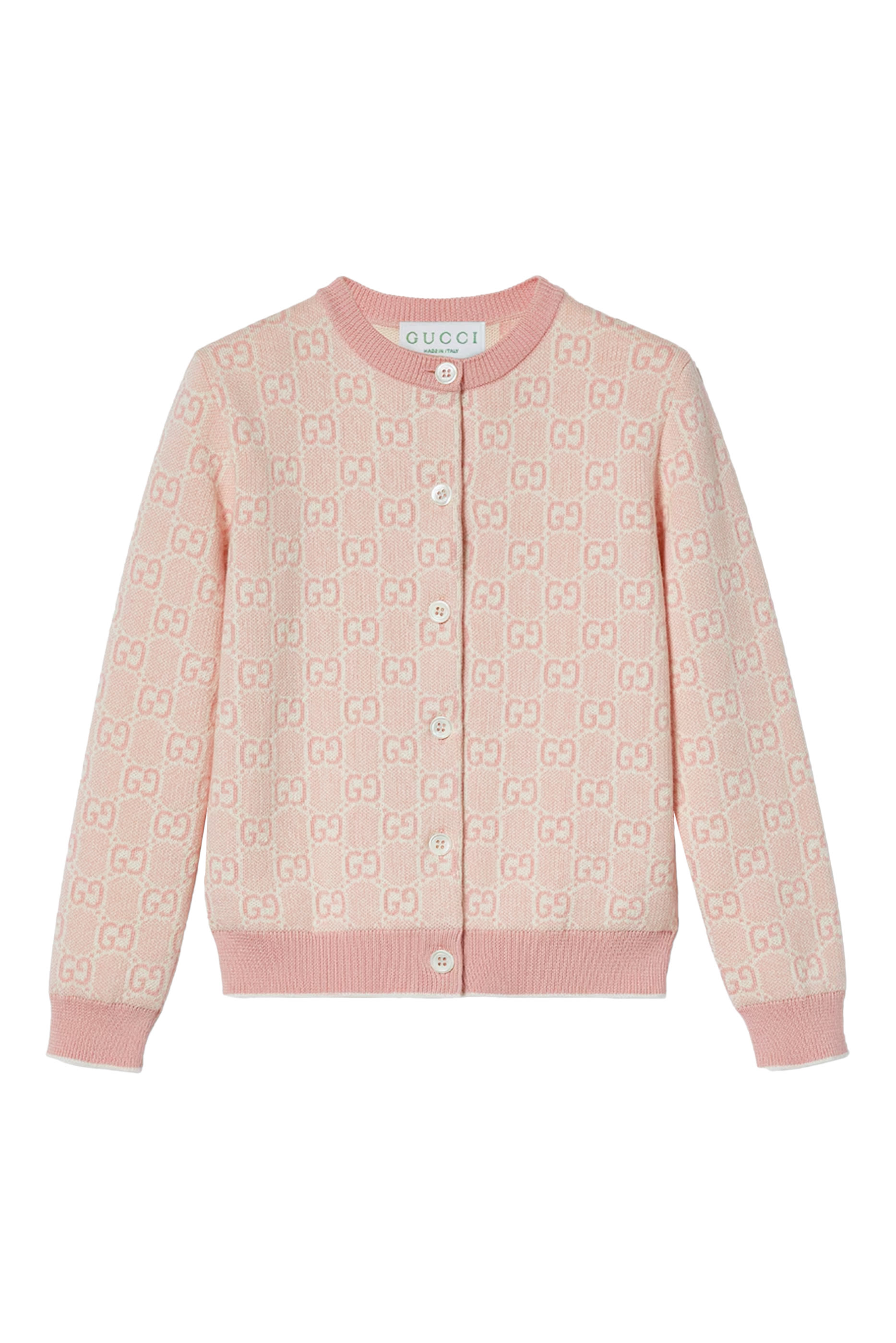 Kids Allover Logo Cardigan