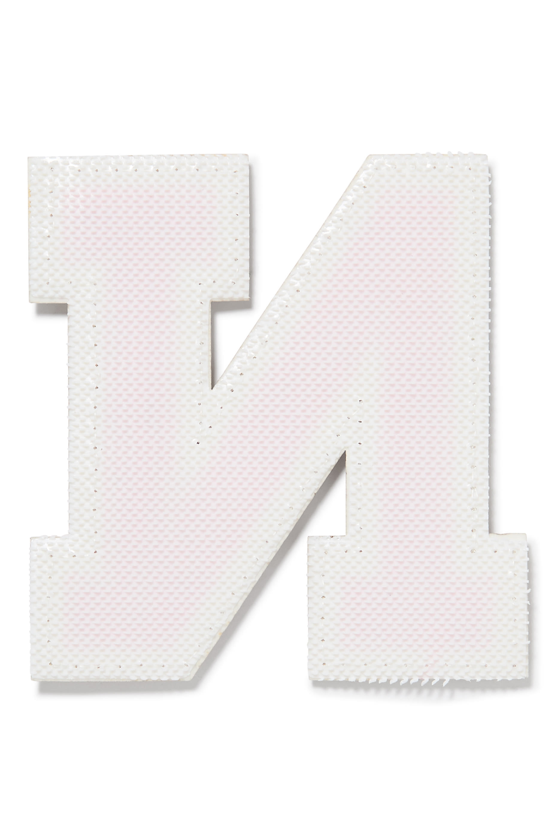 Kids 3&rdquo; Chenille Sparkle N Letter Patch