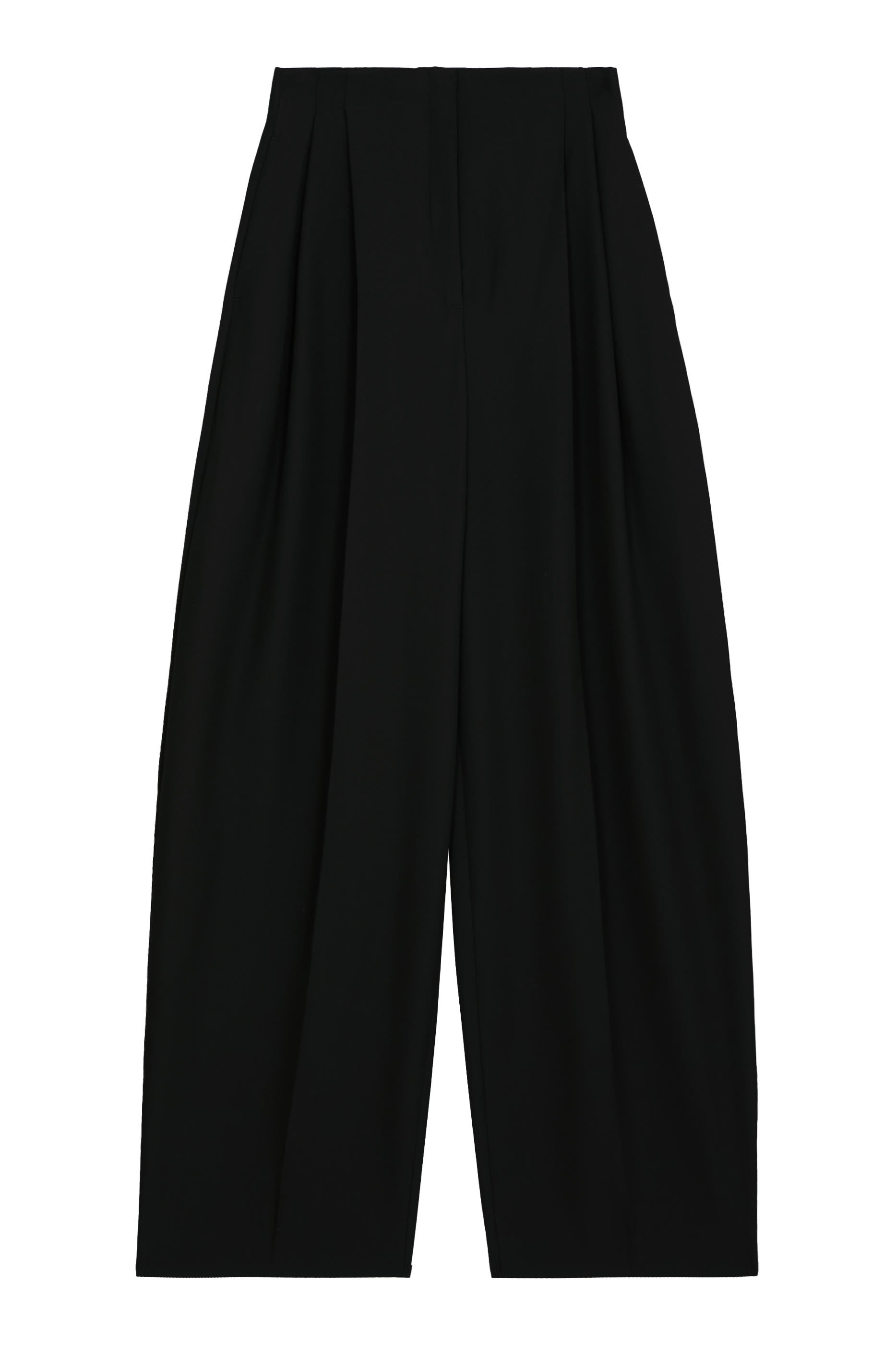 Wide Pleated Trousers