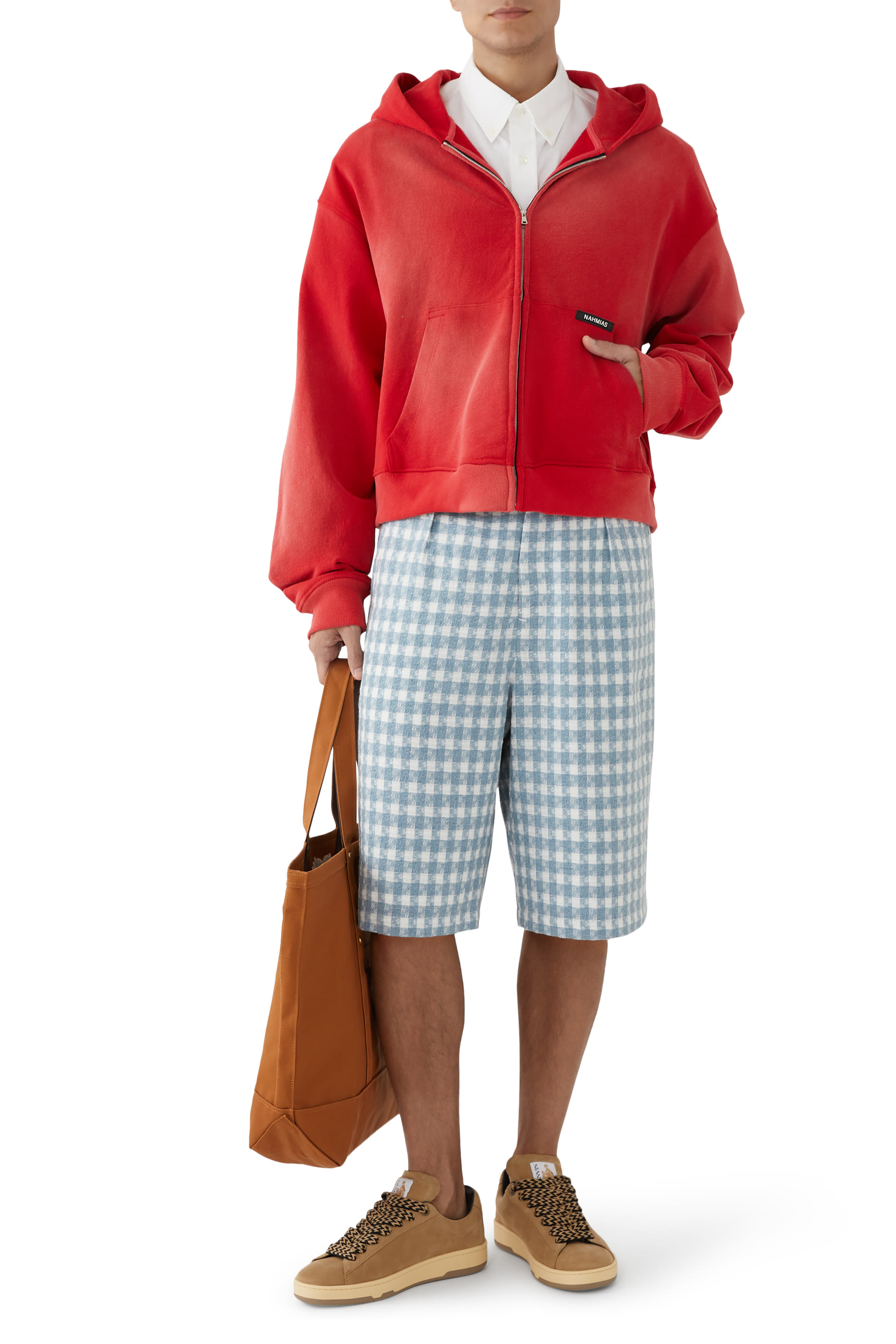 Sunfade Boxy Zip-Up Hoodie