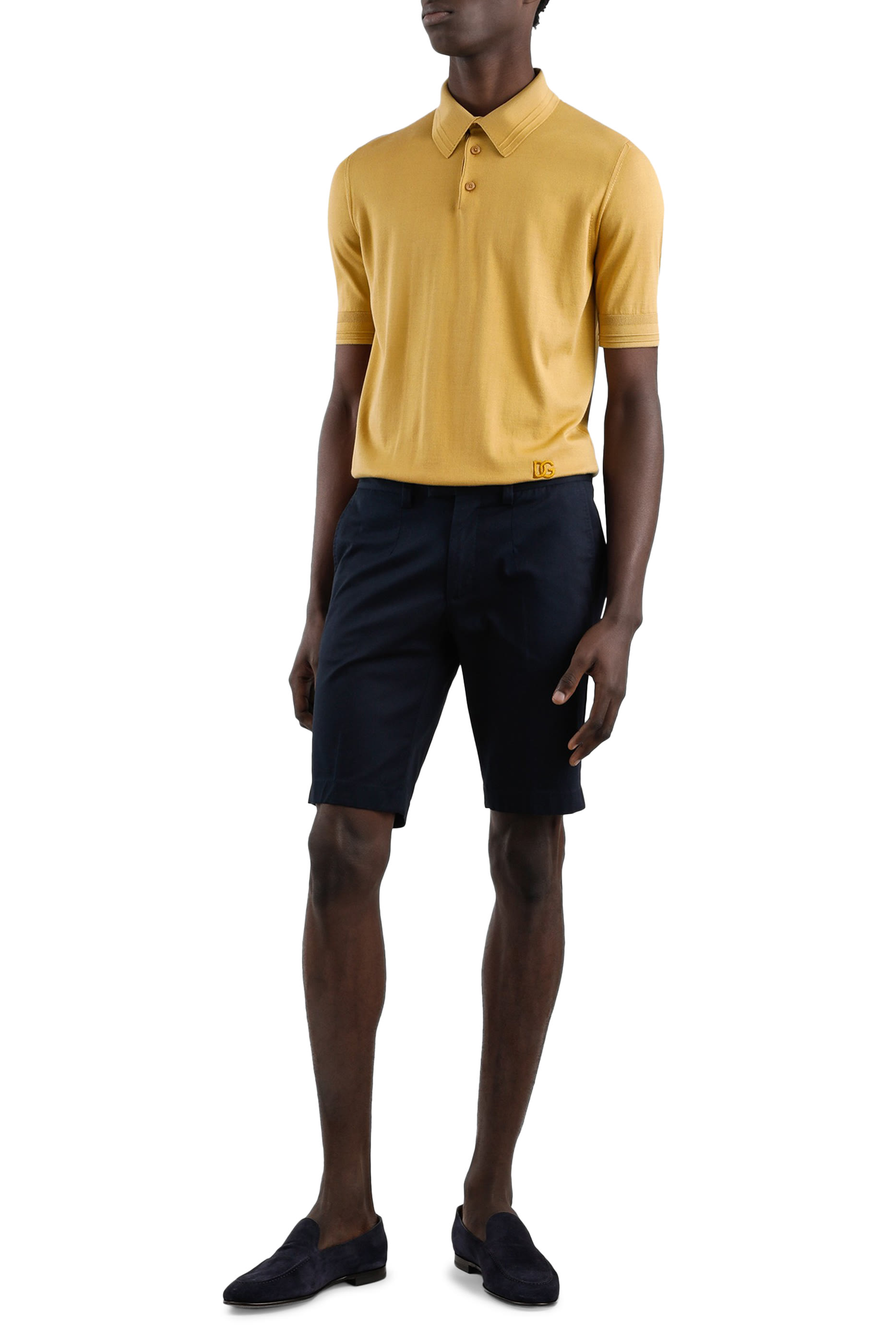 Gabardine Cotton Bermuda Shorts