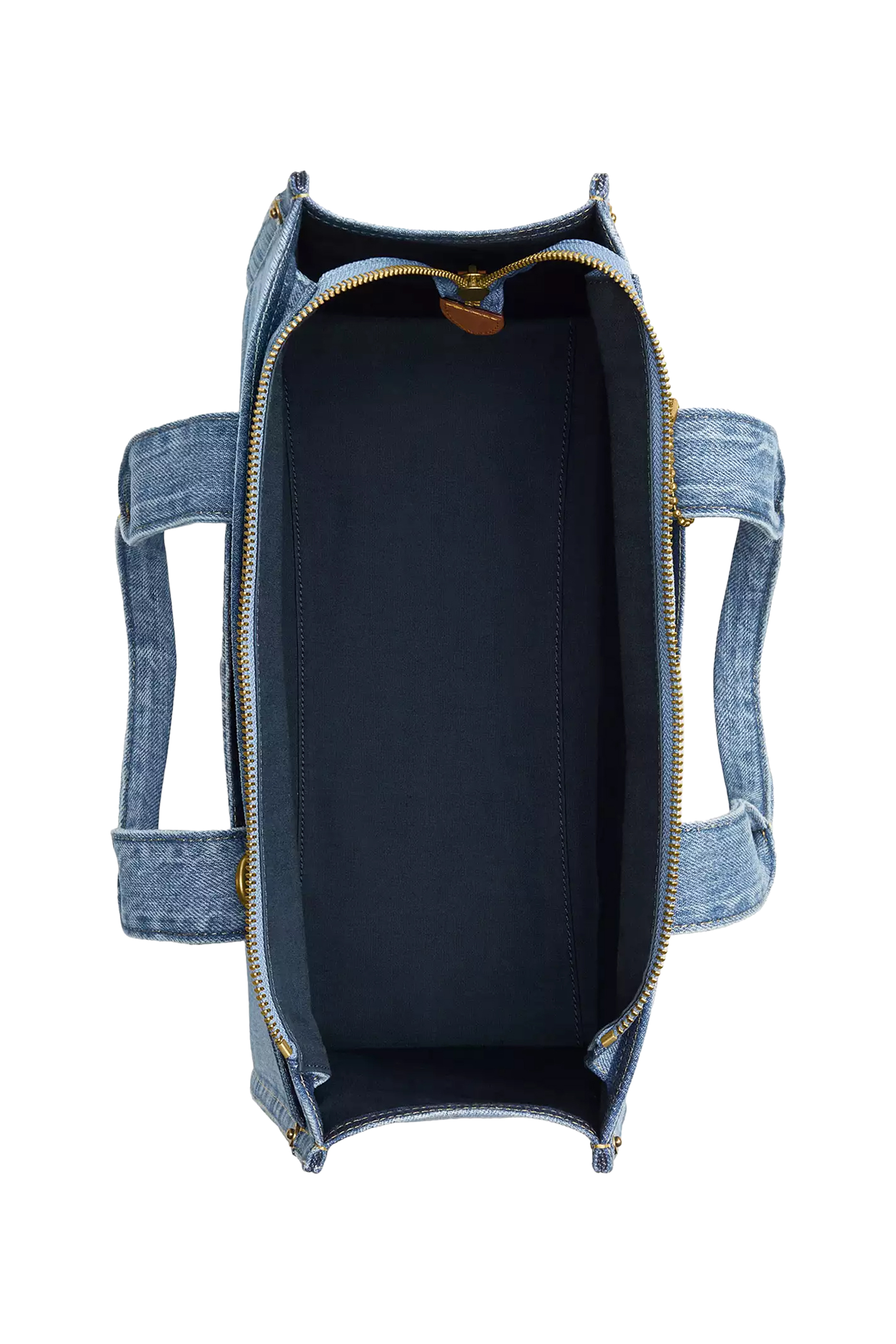 Denim Cargo Tote Bag