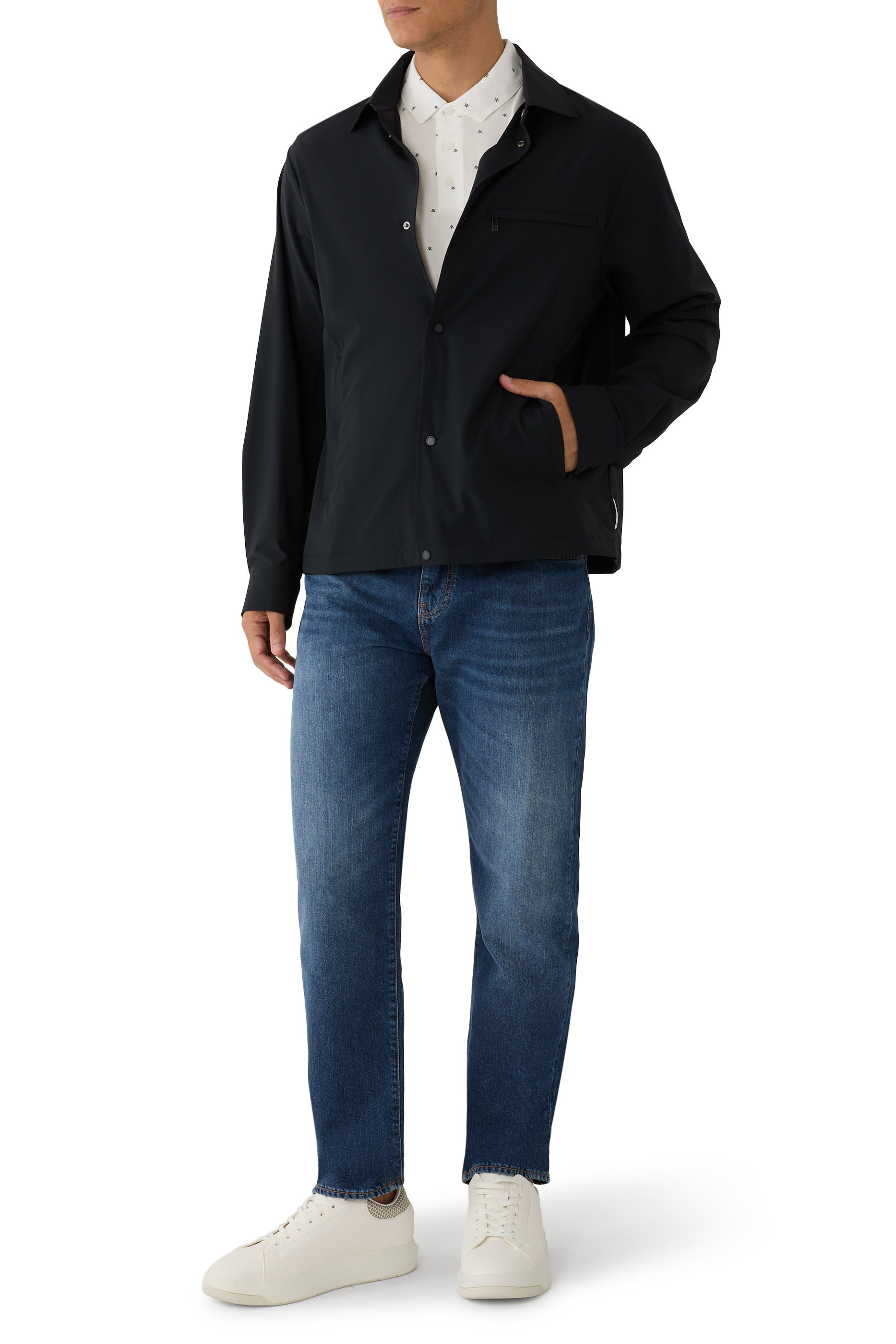 Three-pocket Blouson Jacket