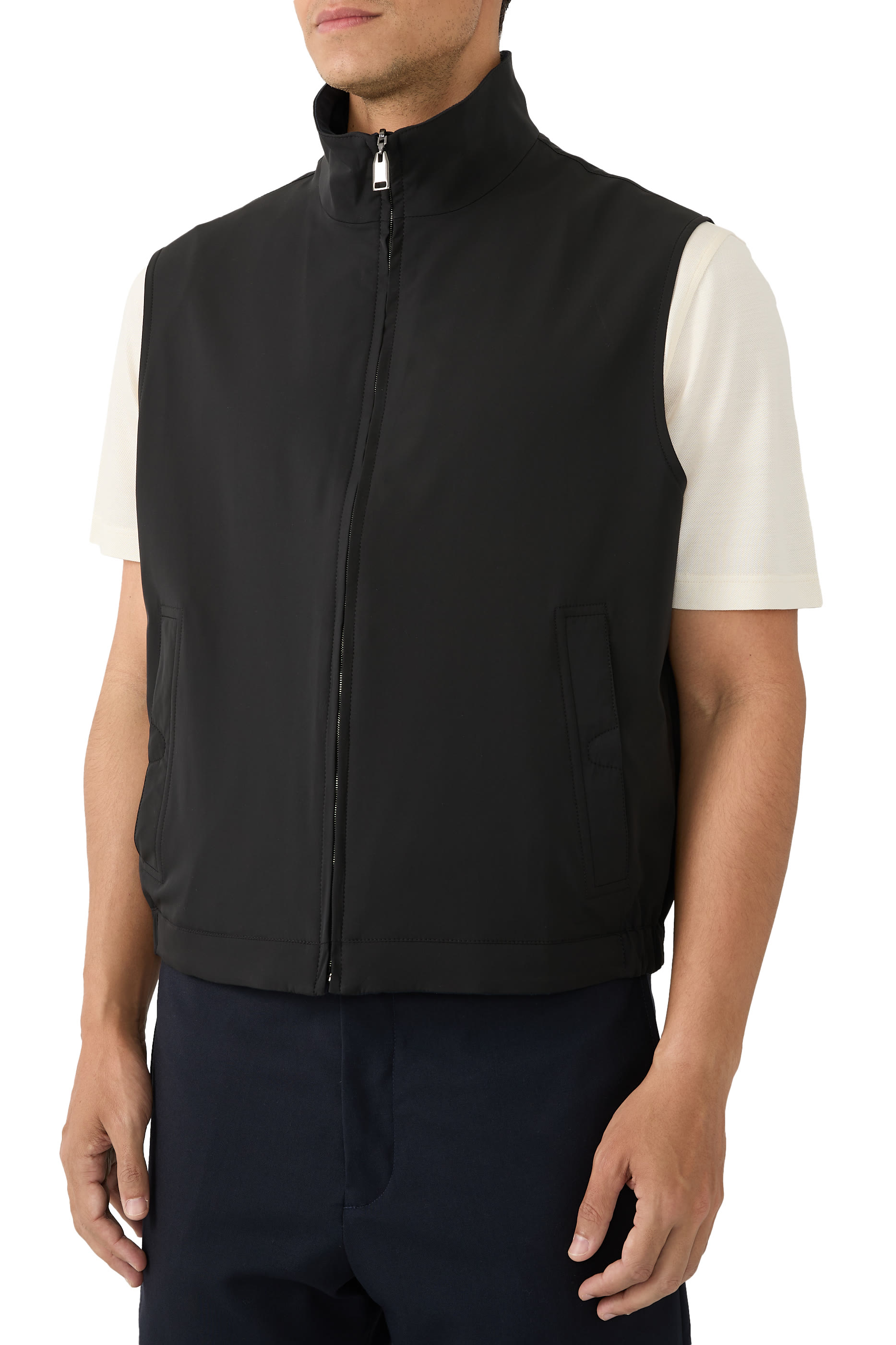 Cotton Jersey Reversible Vest