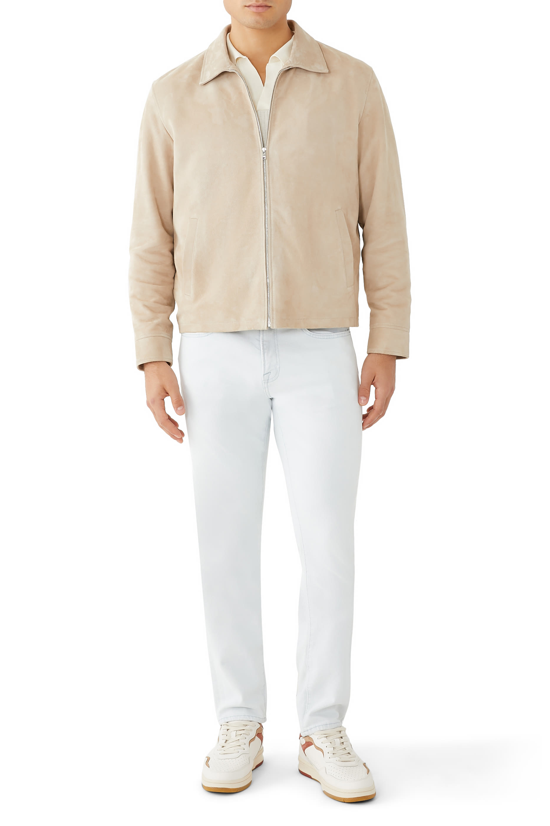 Hazelton Zip Jacket in Suede