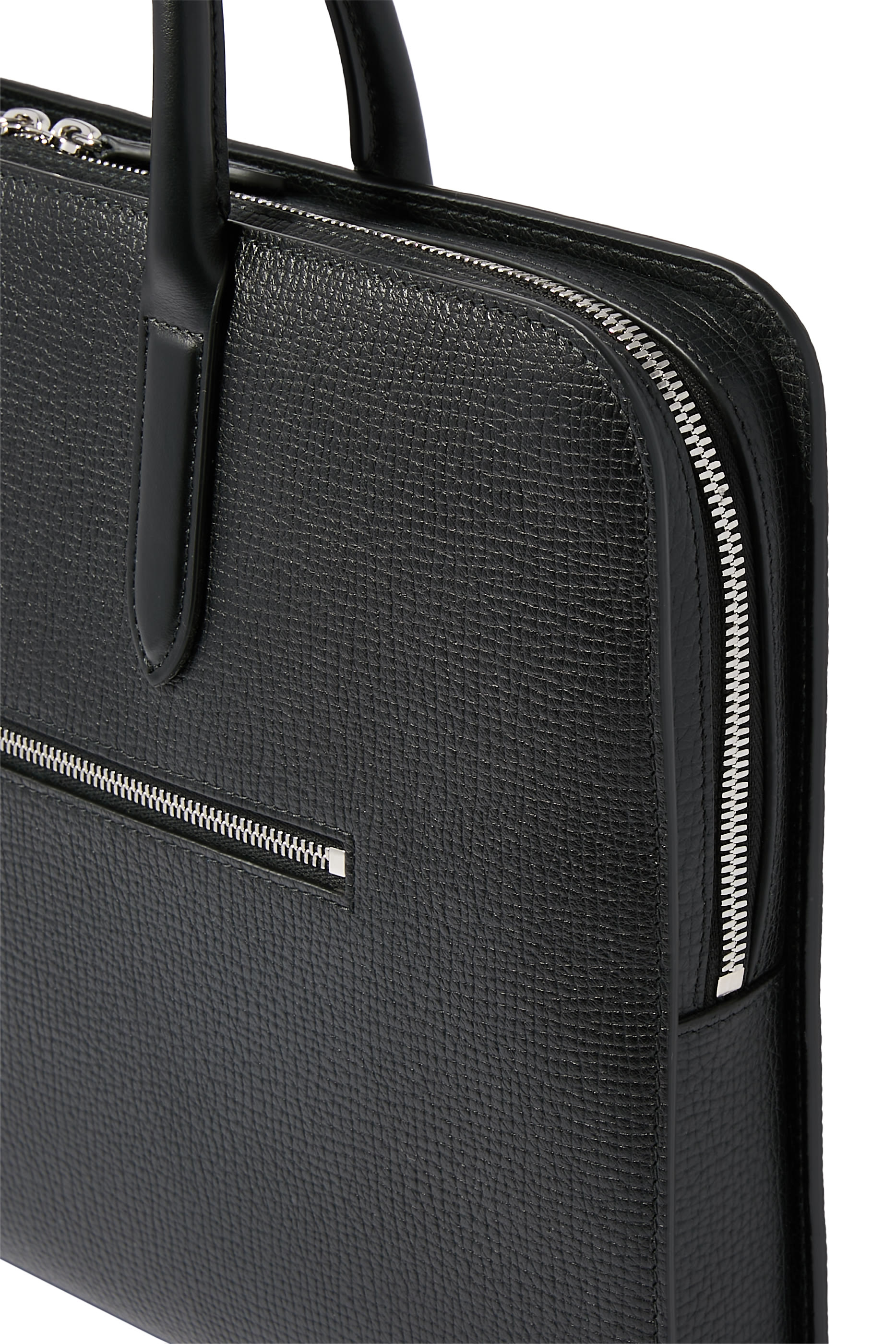 Ultra Slim Briefcase with Zip Front in Ludlow
