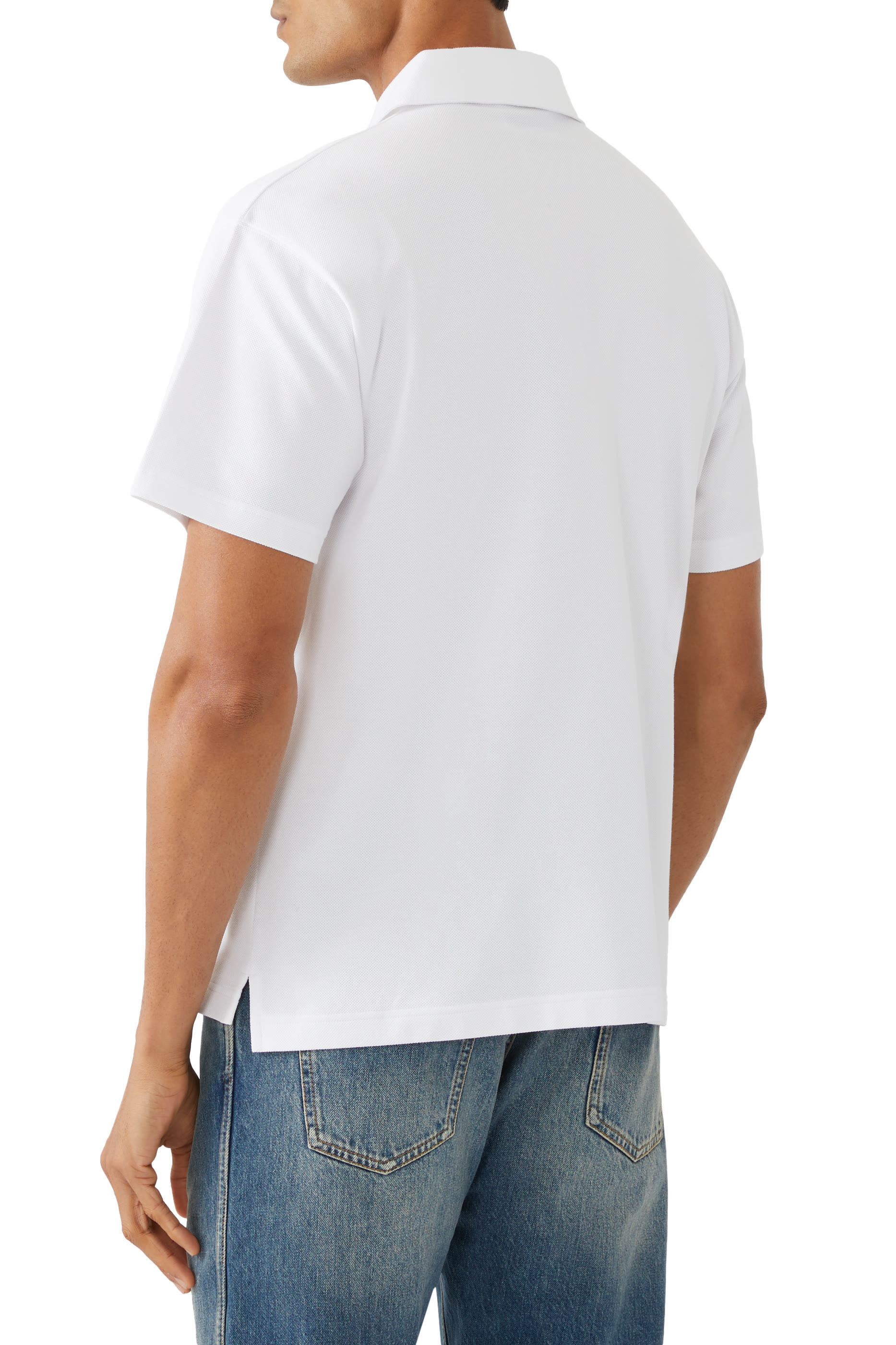 Printed Cotton Polo Shirt