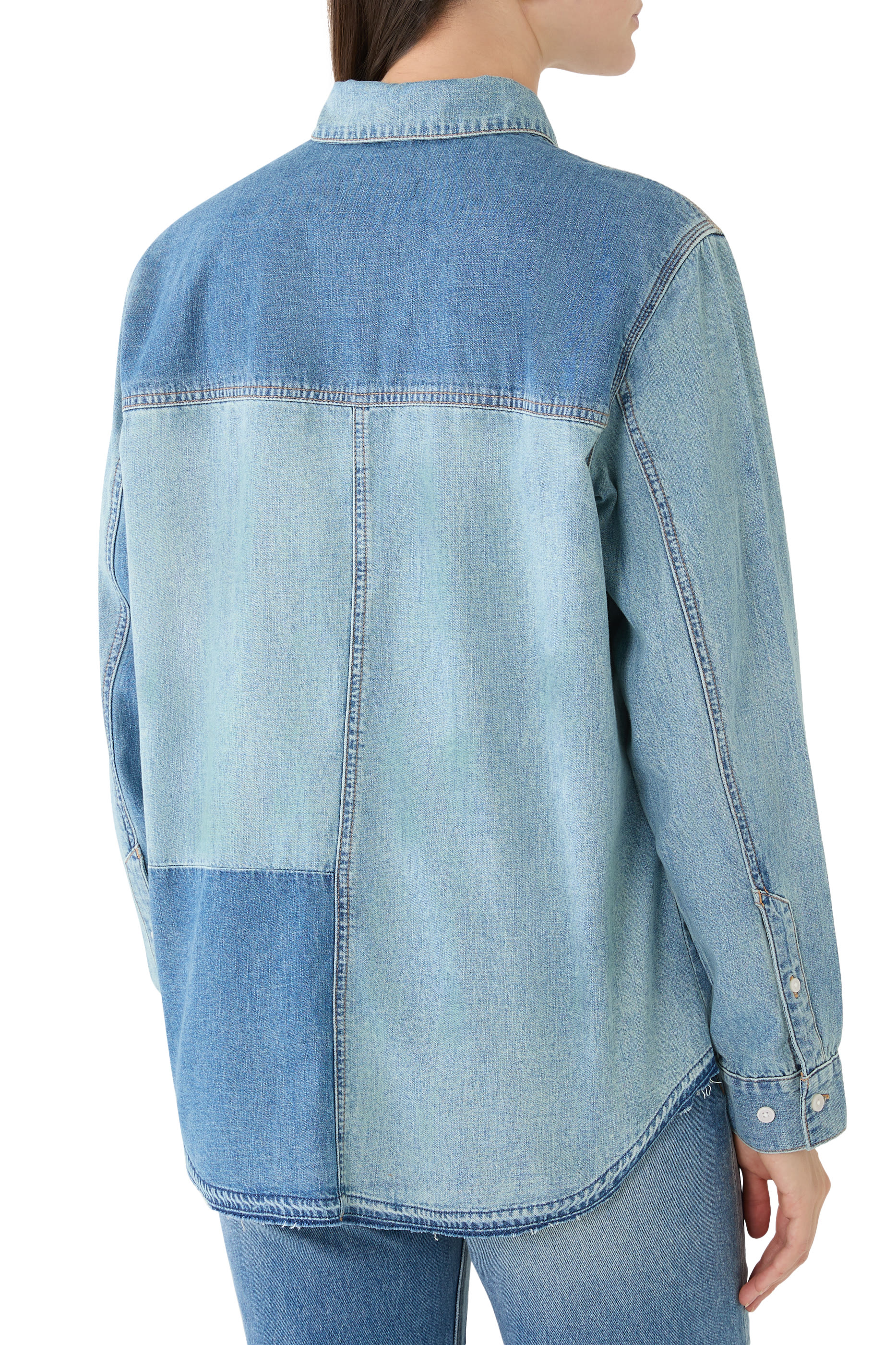 Dalma Denim Button-Down Shirt