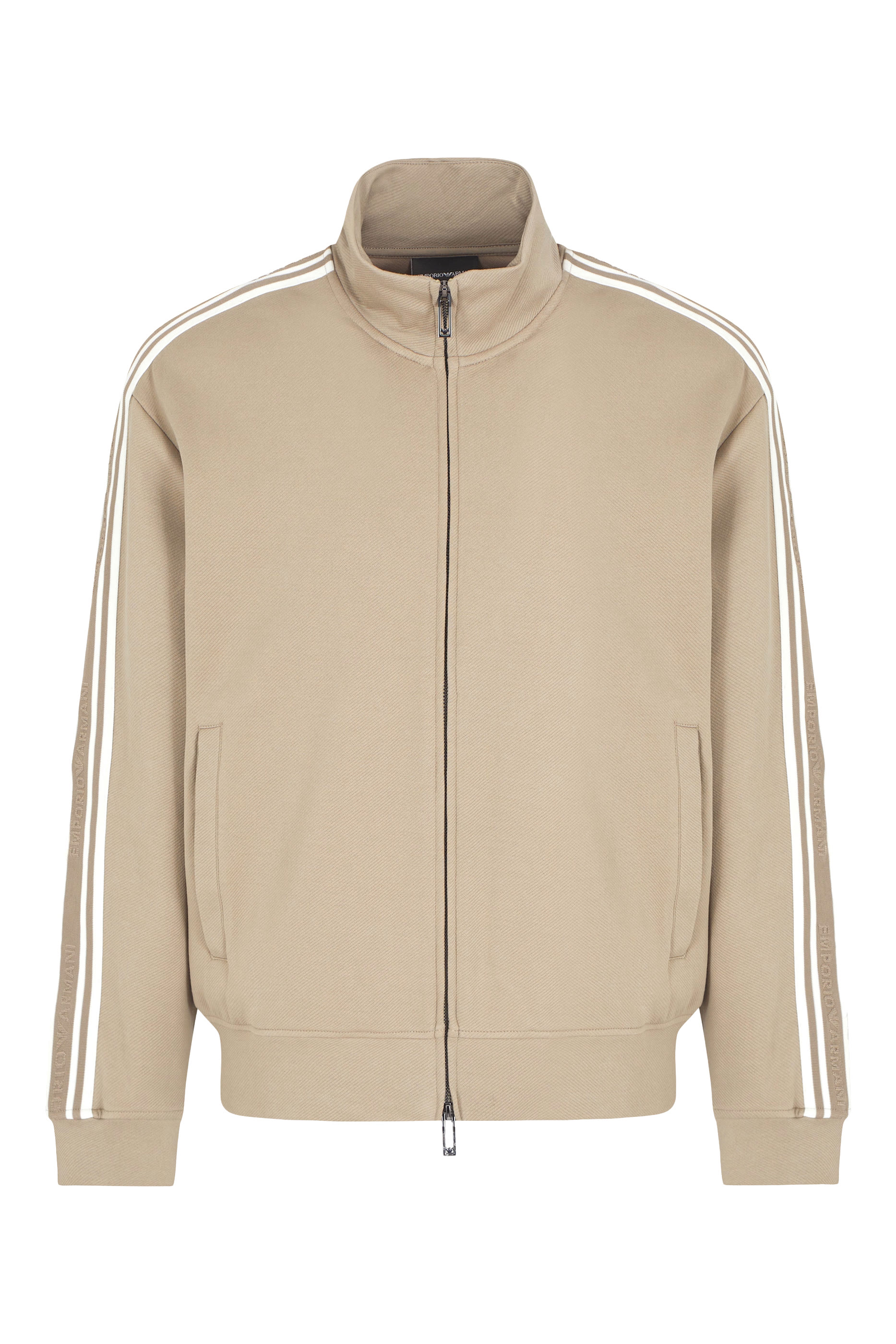 Zip-Up Jersey Sweatshirt