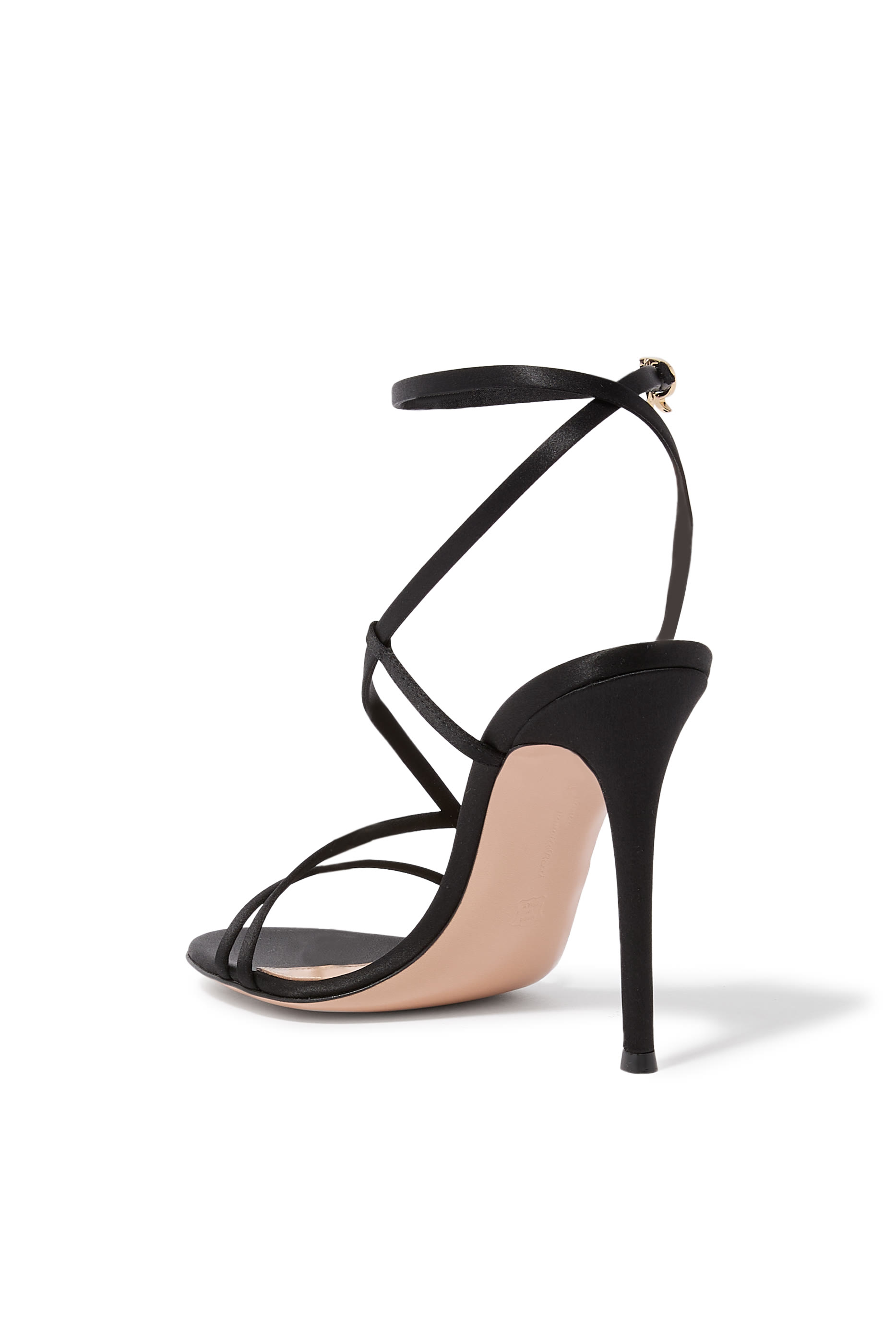 Strappy Satin 100 Sandals