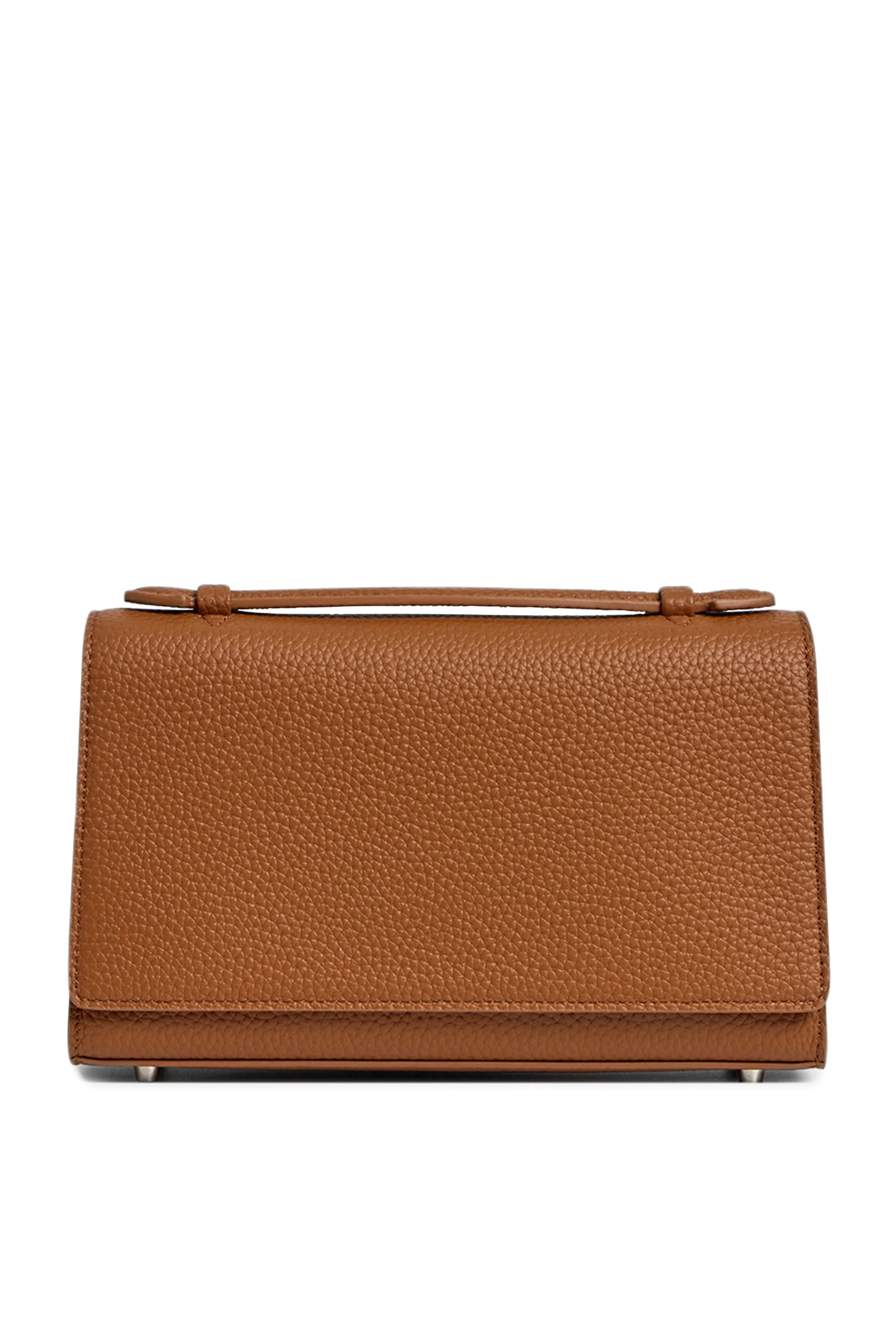 Textured Leather Tote Bag