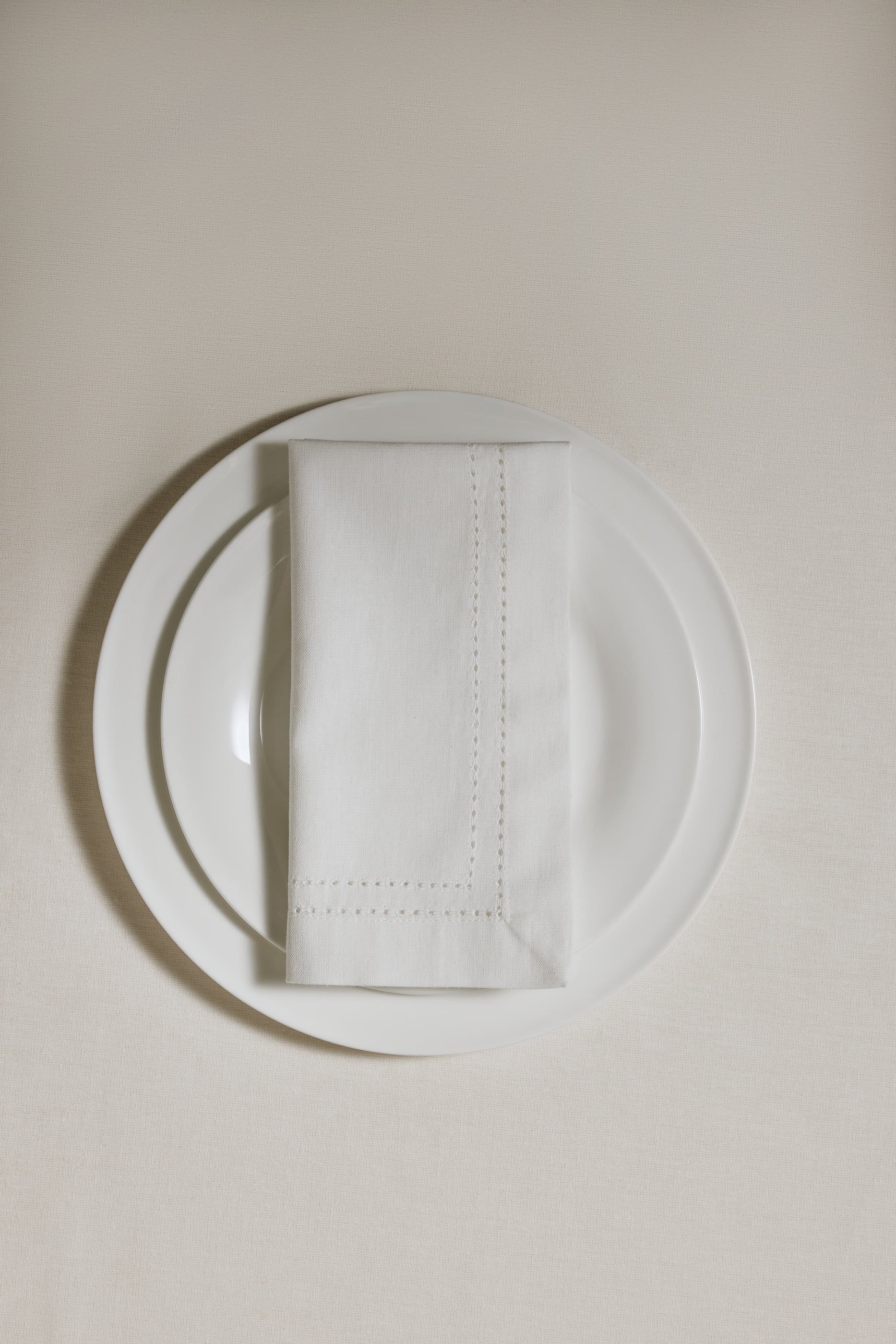 Picot Stitch Napkins - Set of 4