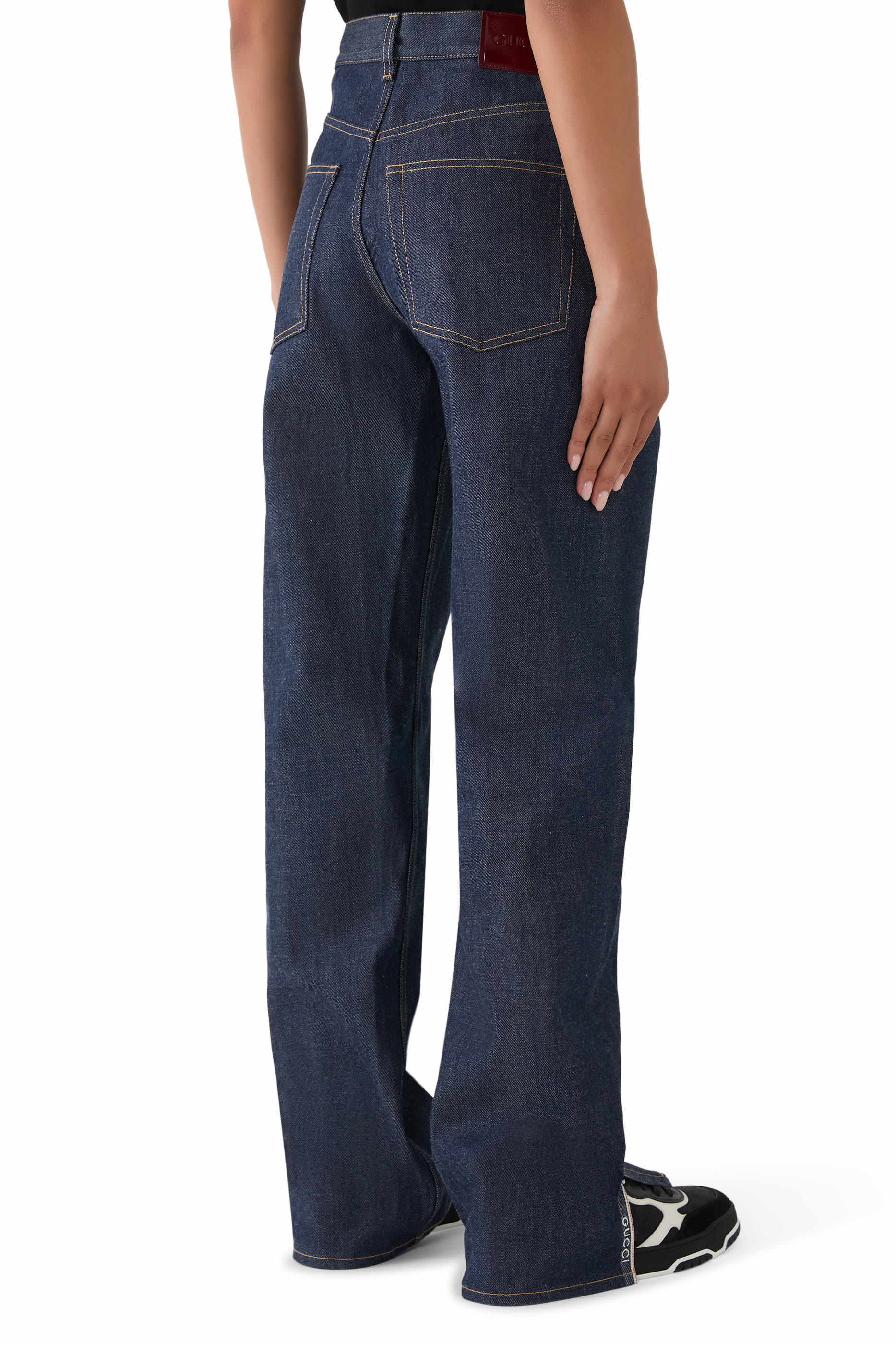 Boyfriend Fit Denim Pants