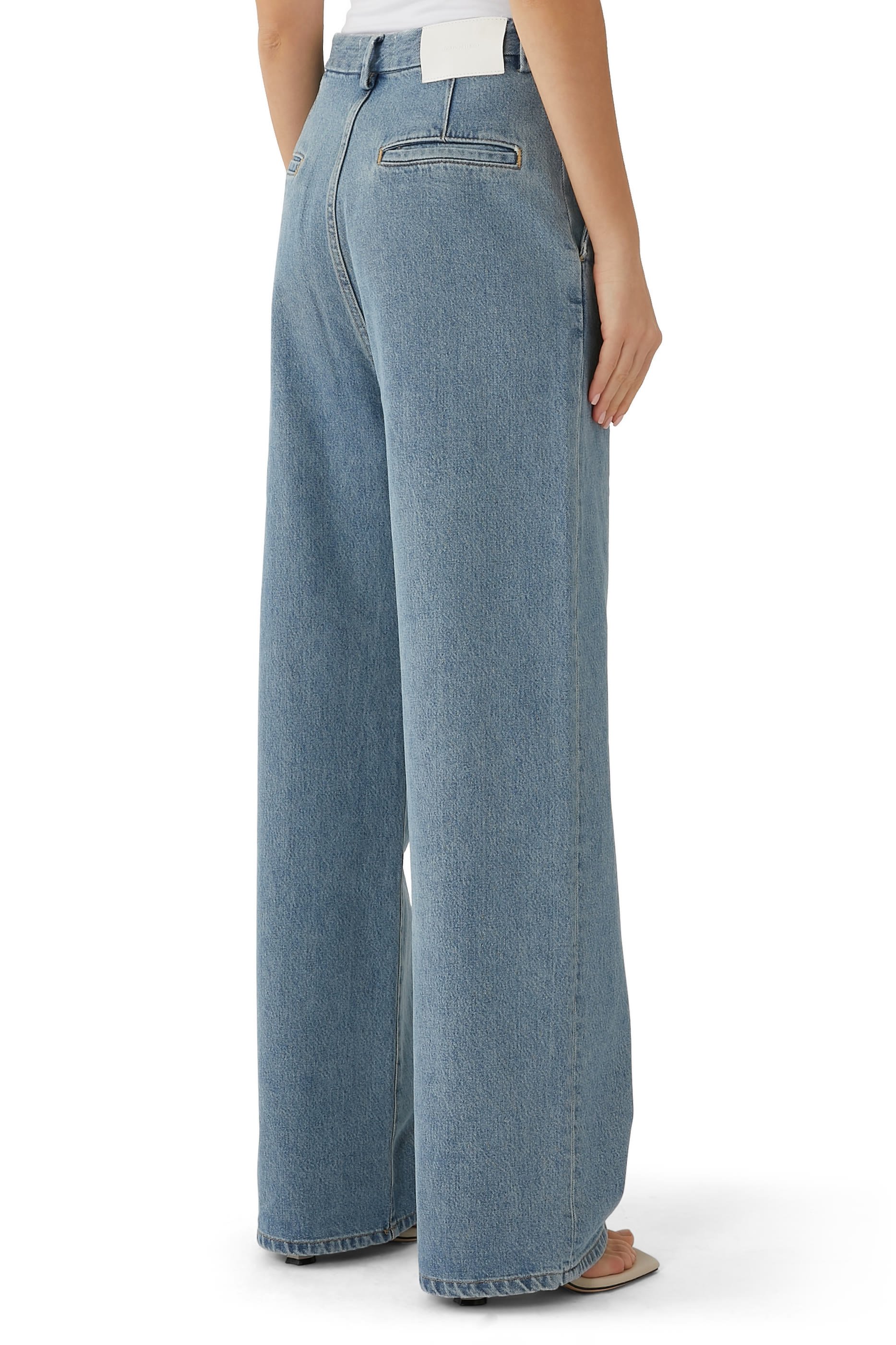 ATTU Wide Leg Denim Pants