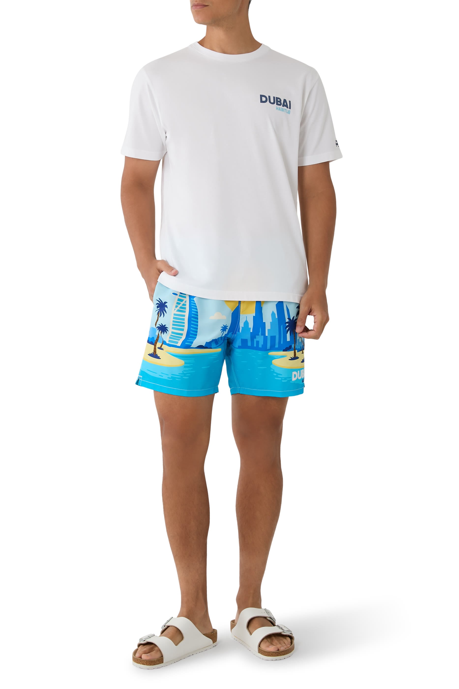 Gustavia Mid-length Swim Shorts
