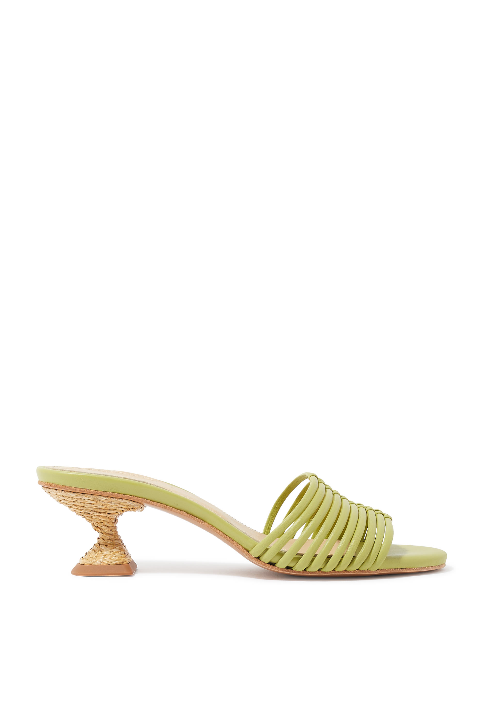 Pamela 50 Leather Mules