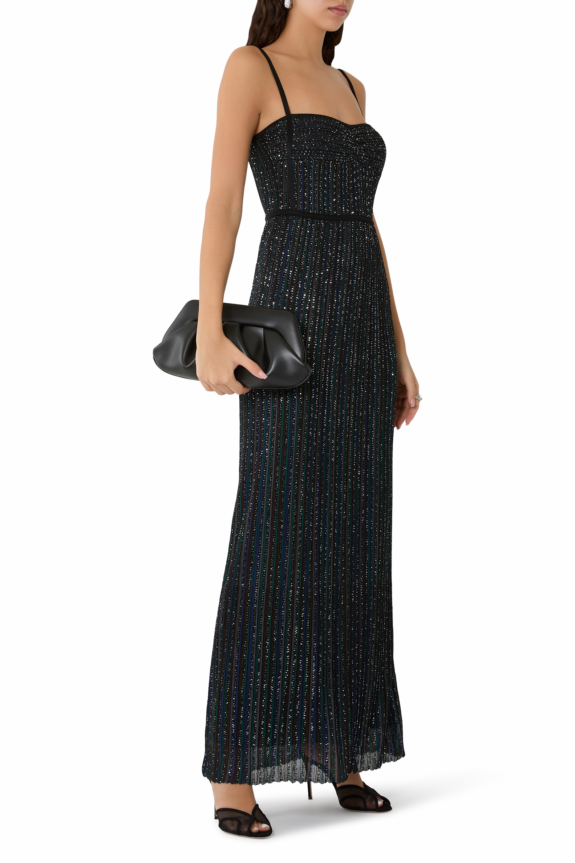  Suede Organza 95 Sandals 