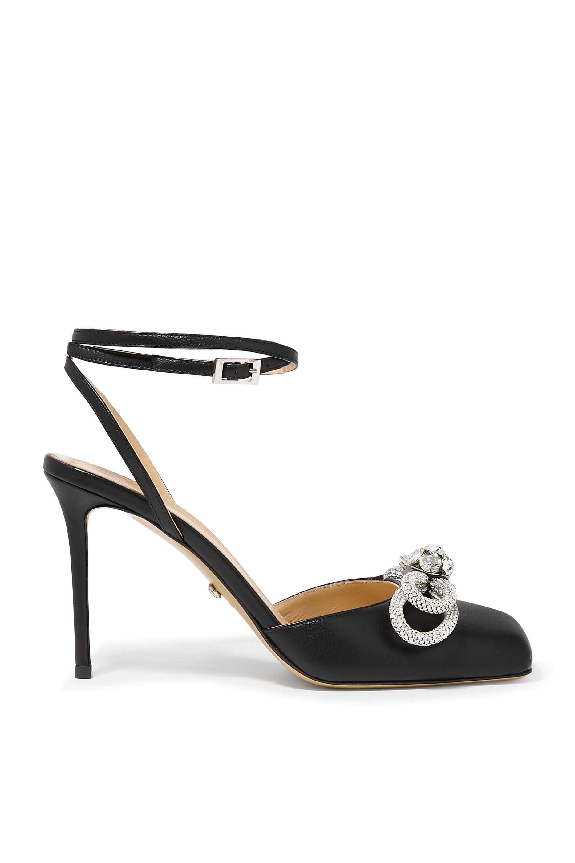 Double Bow Square-Toe Pumps 95