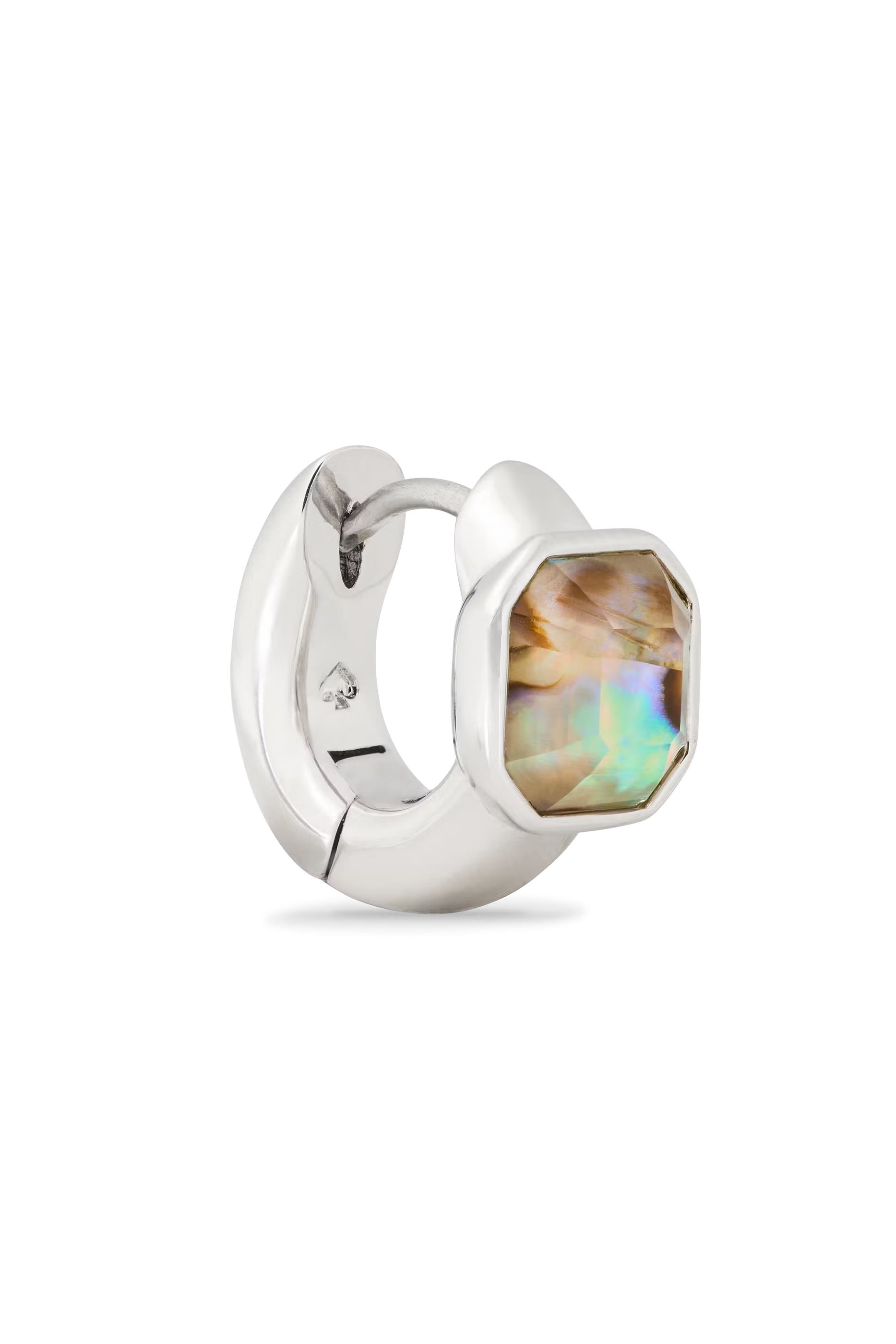 Keep Sparkling Asscher Huggies